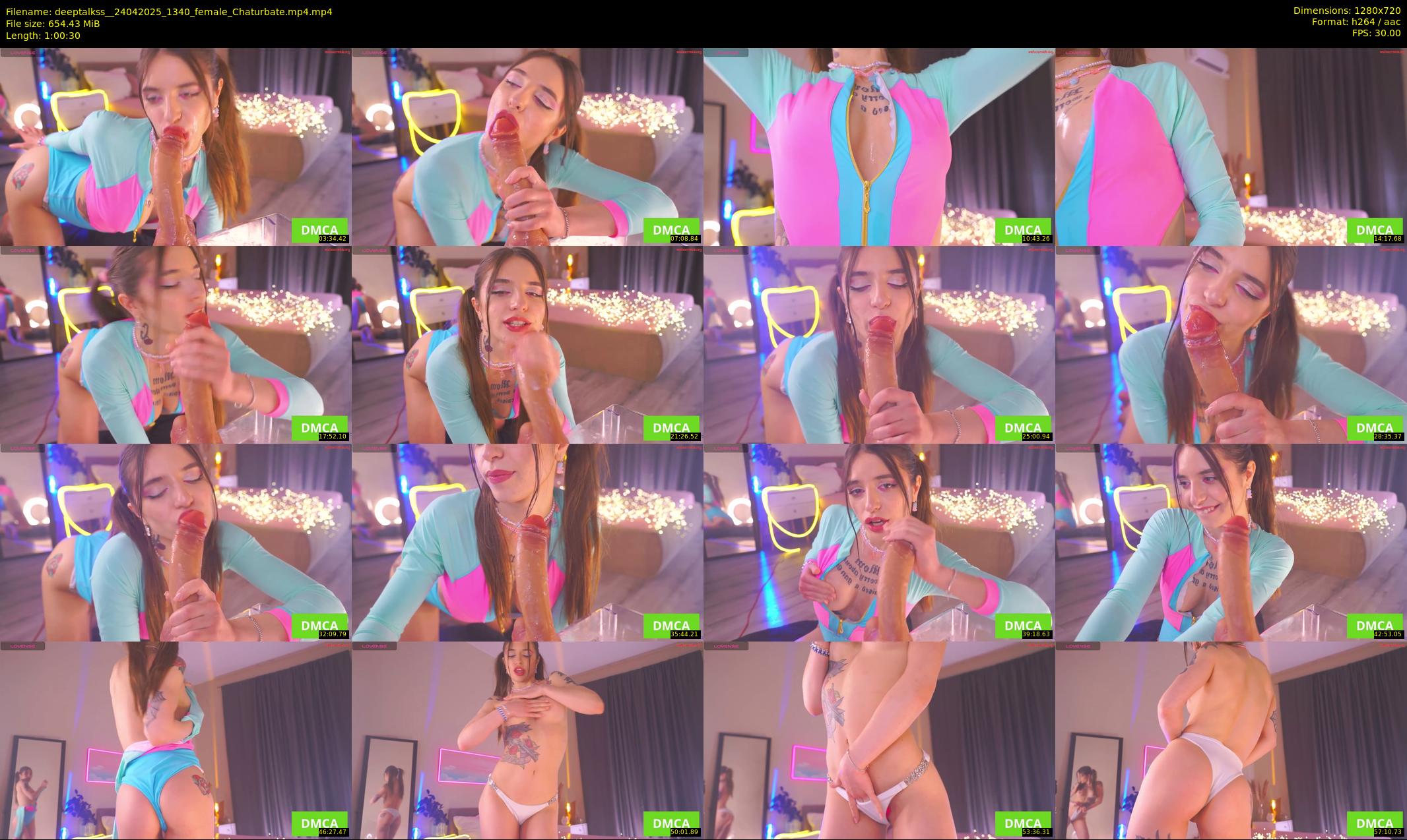 deeptalkss_ — 61 minute Chaturbate female cam show recording, 720p, Apr 24, 2025