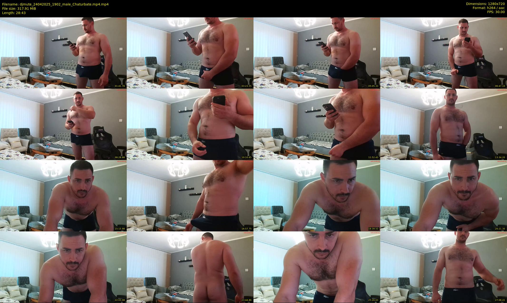 djmute — 29 minute Chaturbate male cam show recording, 720p, Apr 24, 2025