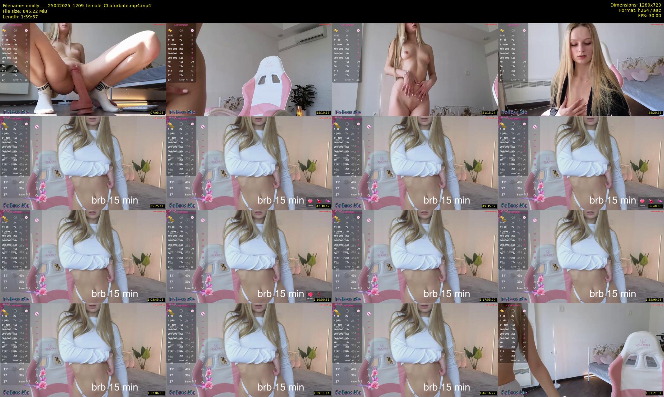 emilly___ — 120 minute Chaturbate female cam show recording, 720p, Apr 25, 2025
