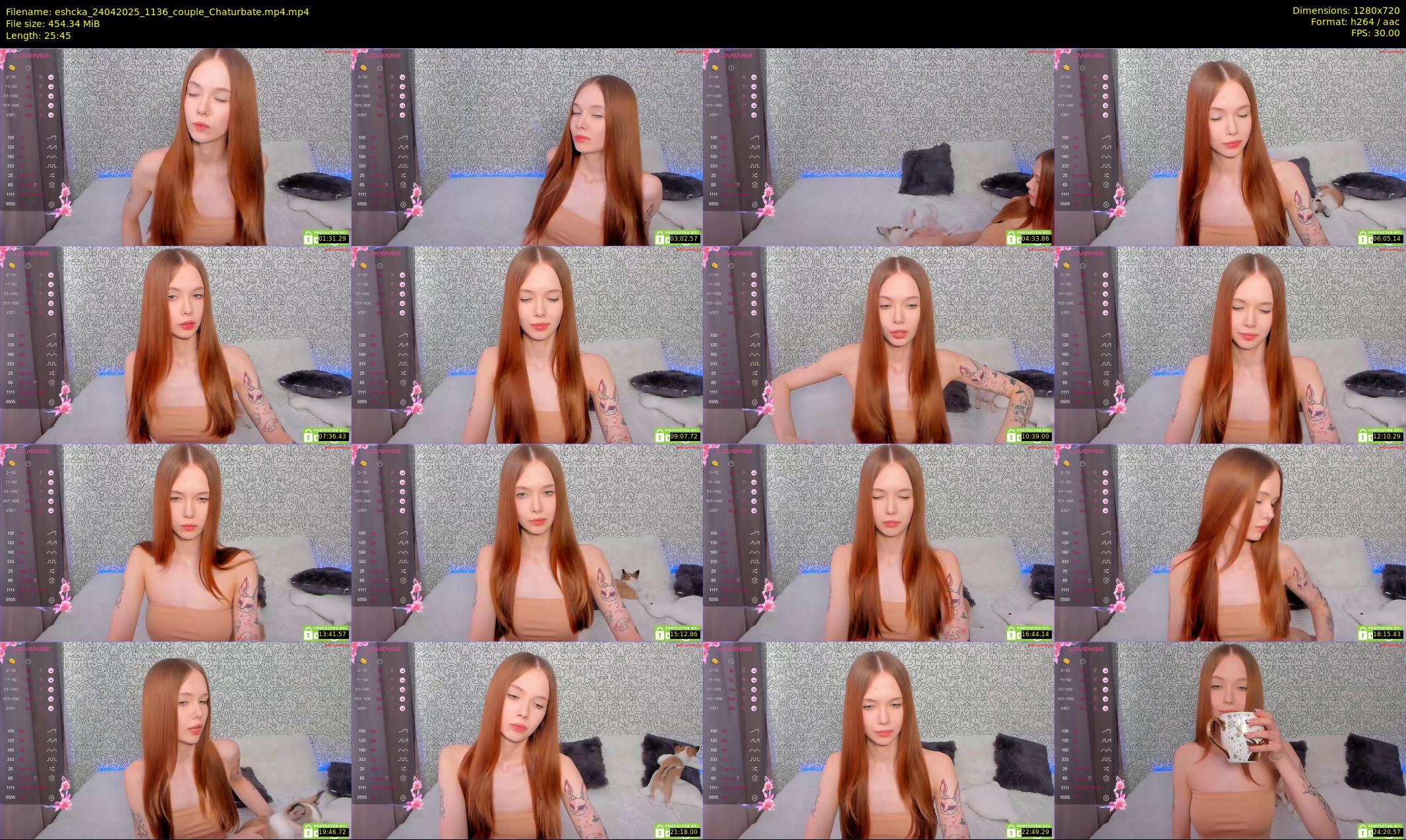 eshcka — 26 minute Chaturbate couple cam show recording, 720p, Apr 24, 2025