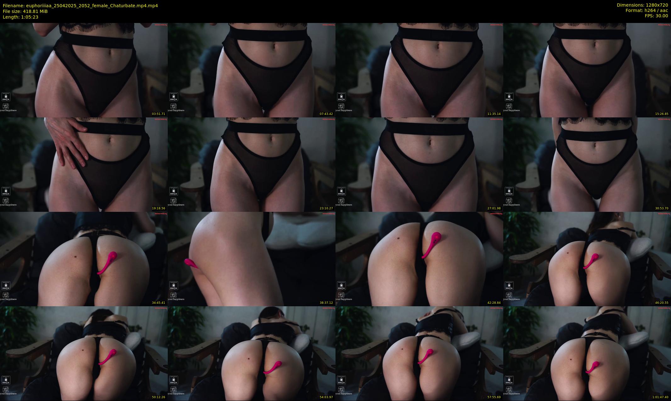 euphoriiiaa — 66 minute Chaturbate female cam show recording, 720p, Apr 25, 2025