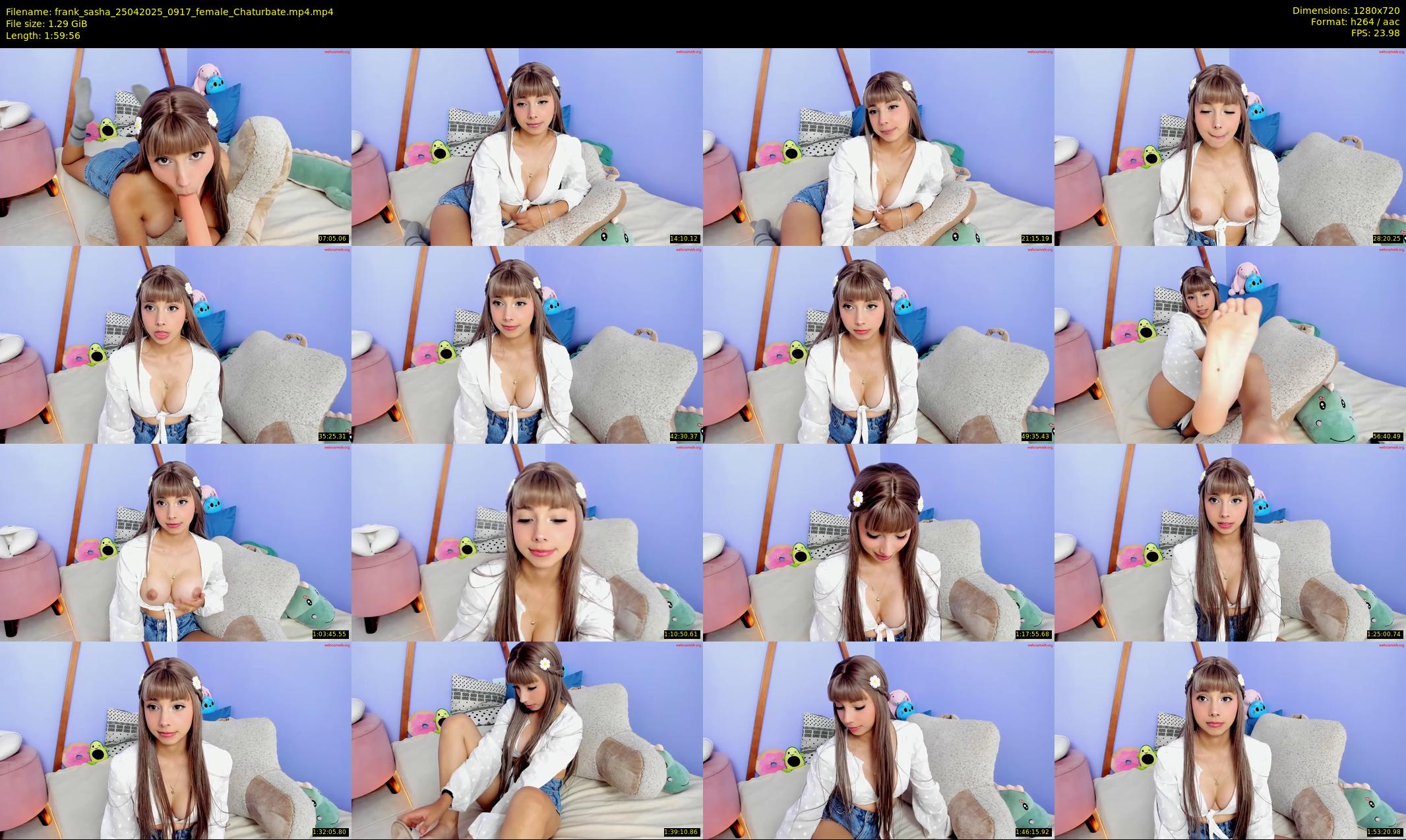 frank_sasha — 120 minute Chaturbate couple cam show recording, 720p, Apr 25, 2025