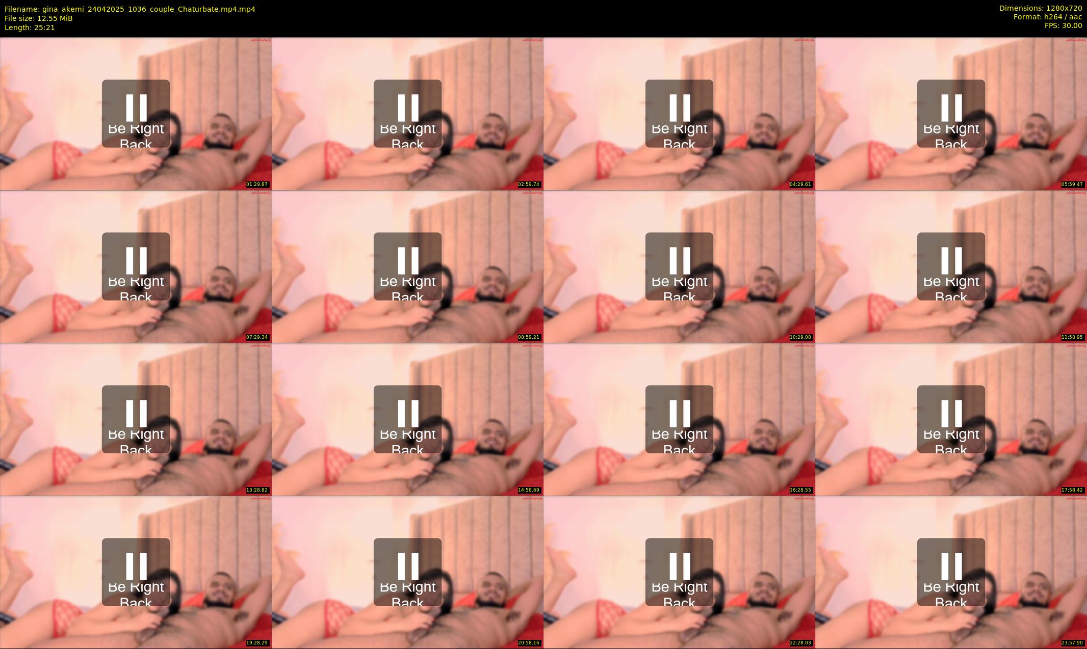 gina_akemi — 26 minute Chaturbate couple cam show recording, 720p, Apr 24, 2025