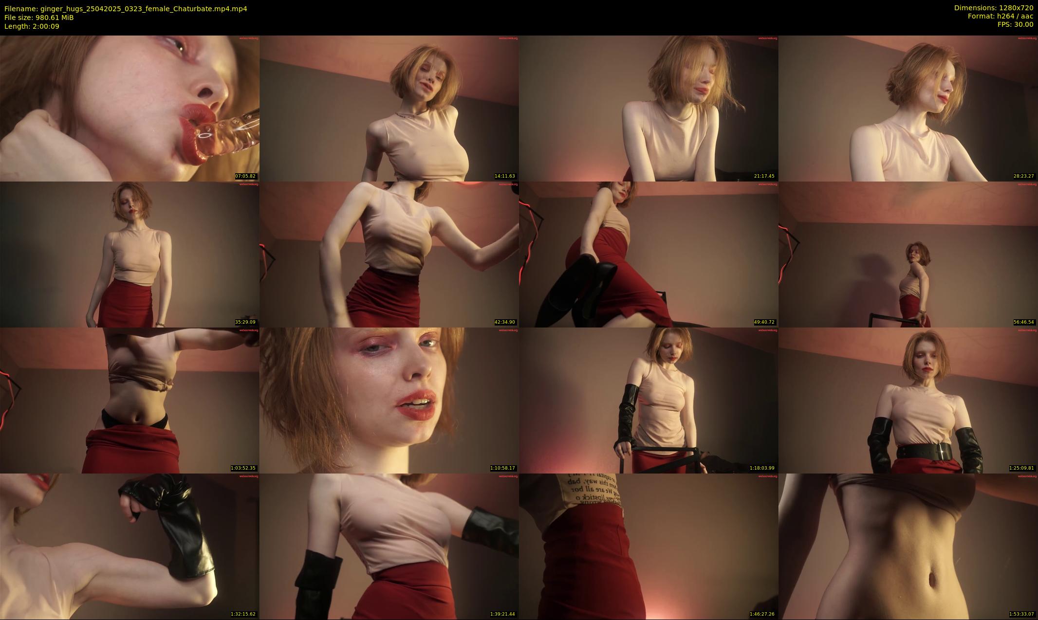 ginger_hugs — 121 minute Chaturbate female cam show recording, 720p, Apr 25, 2025
