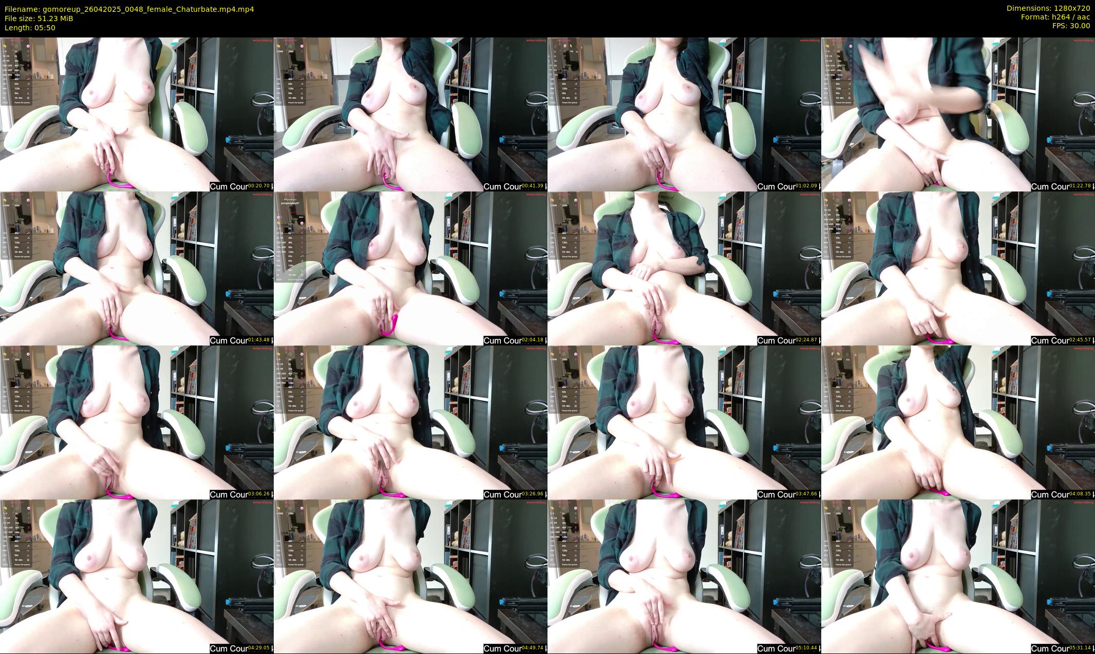 gomoreup — 6 minute Chaturbate female cam show recording, 720p, Apr 26, 2025