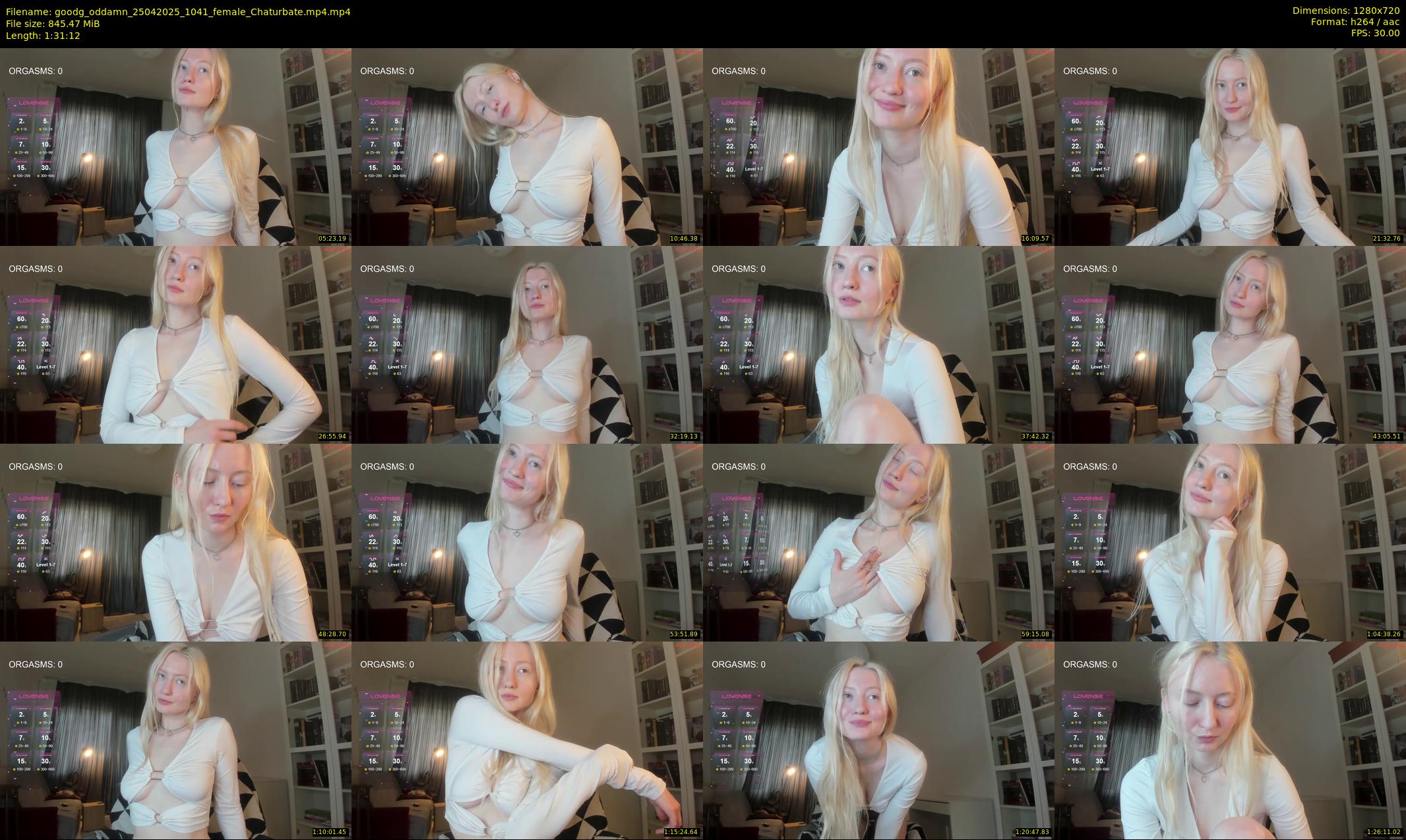goodg_oddamn — 92 minute Chaturbate female cam show recording, 720p, Apr 25, 2025