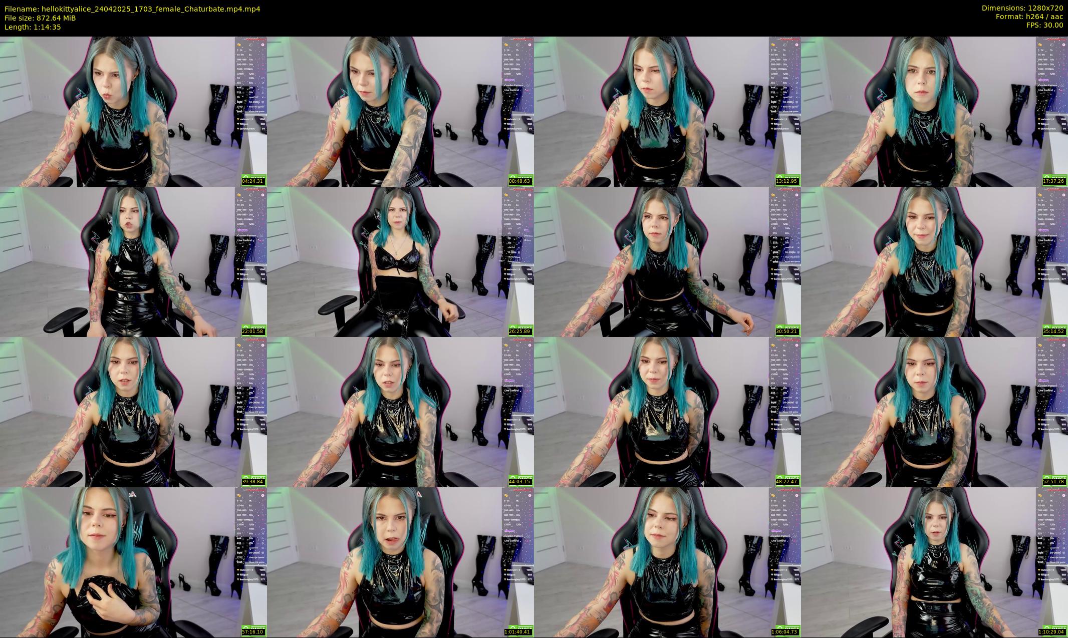 hellokittyalice — 75 minute Chaturbate female cam show recording, 720p, Apr 24, 2025