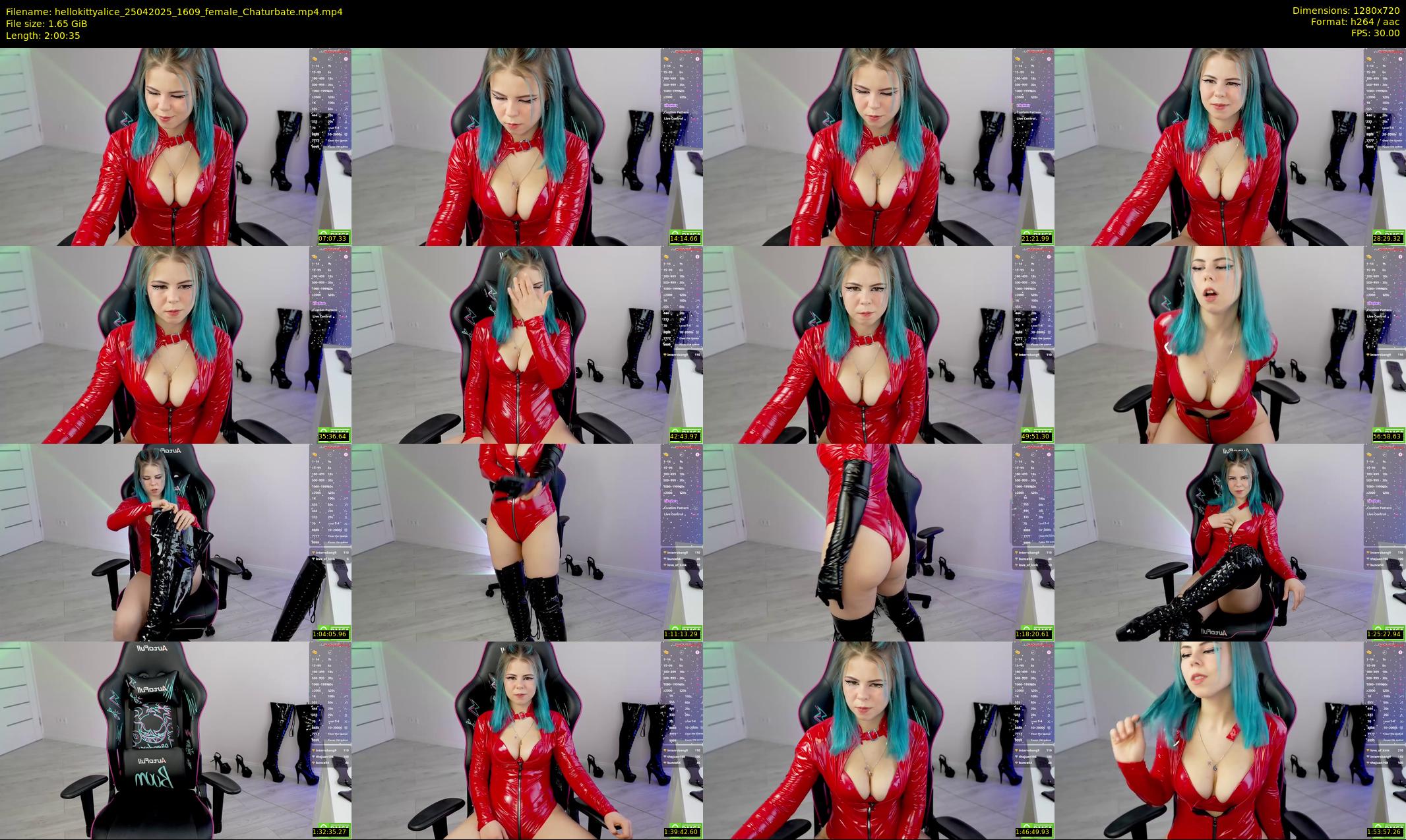 hellokittyalice — 121 minute Chaturbate female cam show recording, 720p, Apr 25, 2025