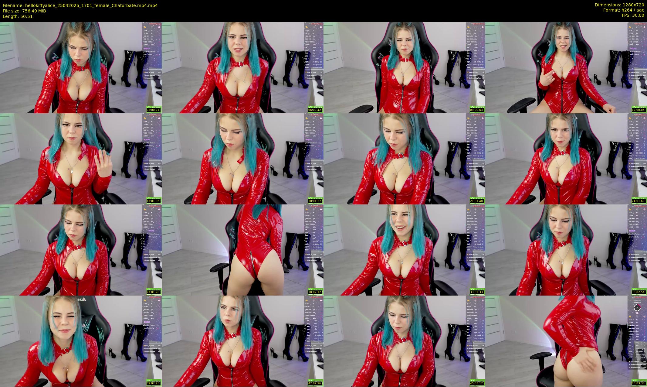 hellokittyalice — 51 minute Chaturbate female cam show recording, 720p, Apr 25, 2025