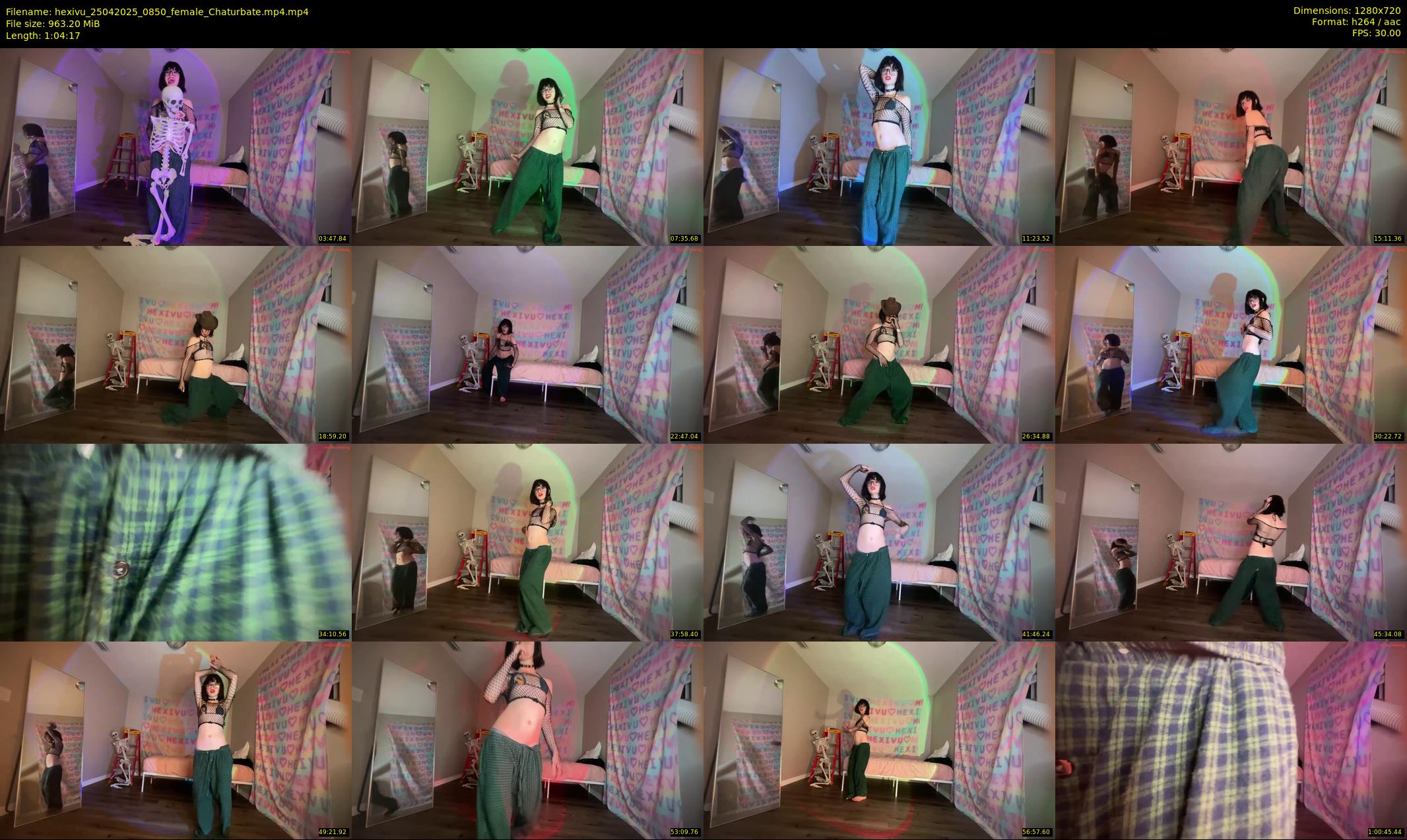 hexivu — 65 minute Chaturbate female cam show recording, 720p, Apr 25, 2025