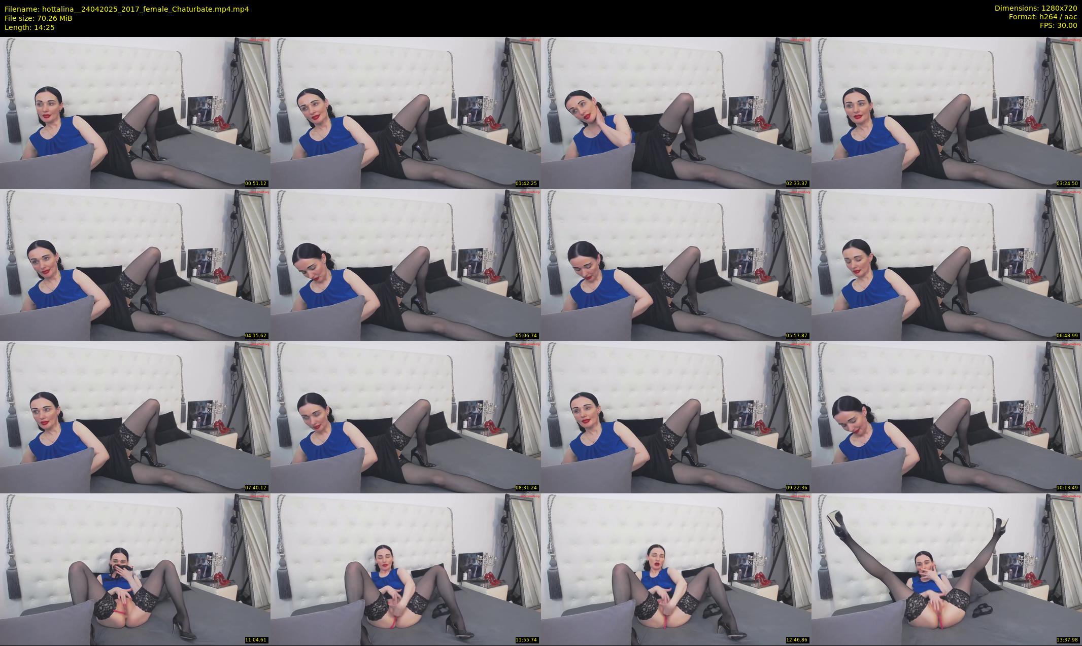 hottalina_ — 15 minute Chaturbate female cam show recording, 720p, Apr 24, 2025