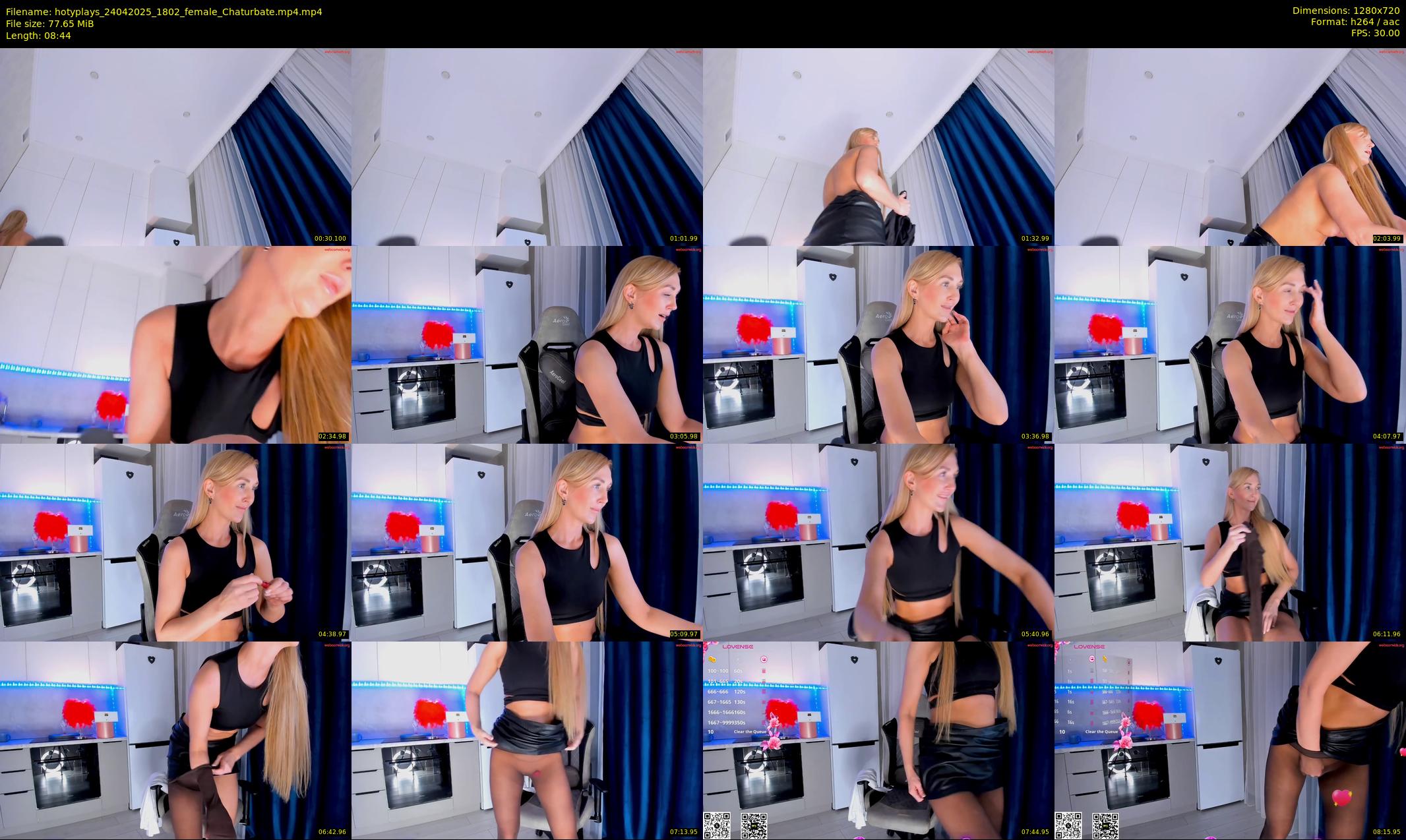 hotyplays — 9 minute Chaturbate female cam show recording, 720p, Apr 24, 2025