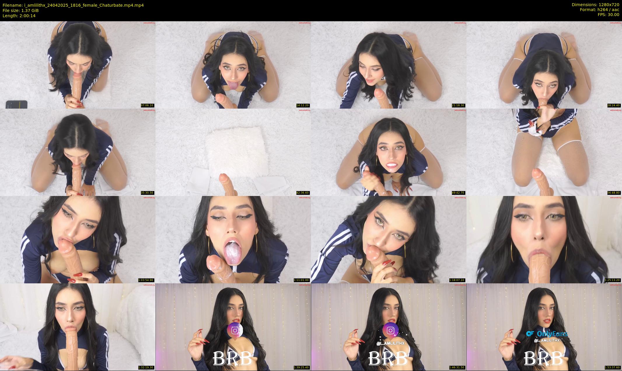 i_amlilithx — 121 minute Chaturbate female cam show recording, 720p, Apr 24, 2025