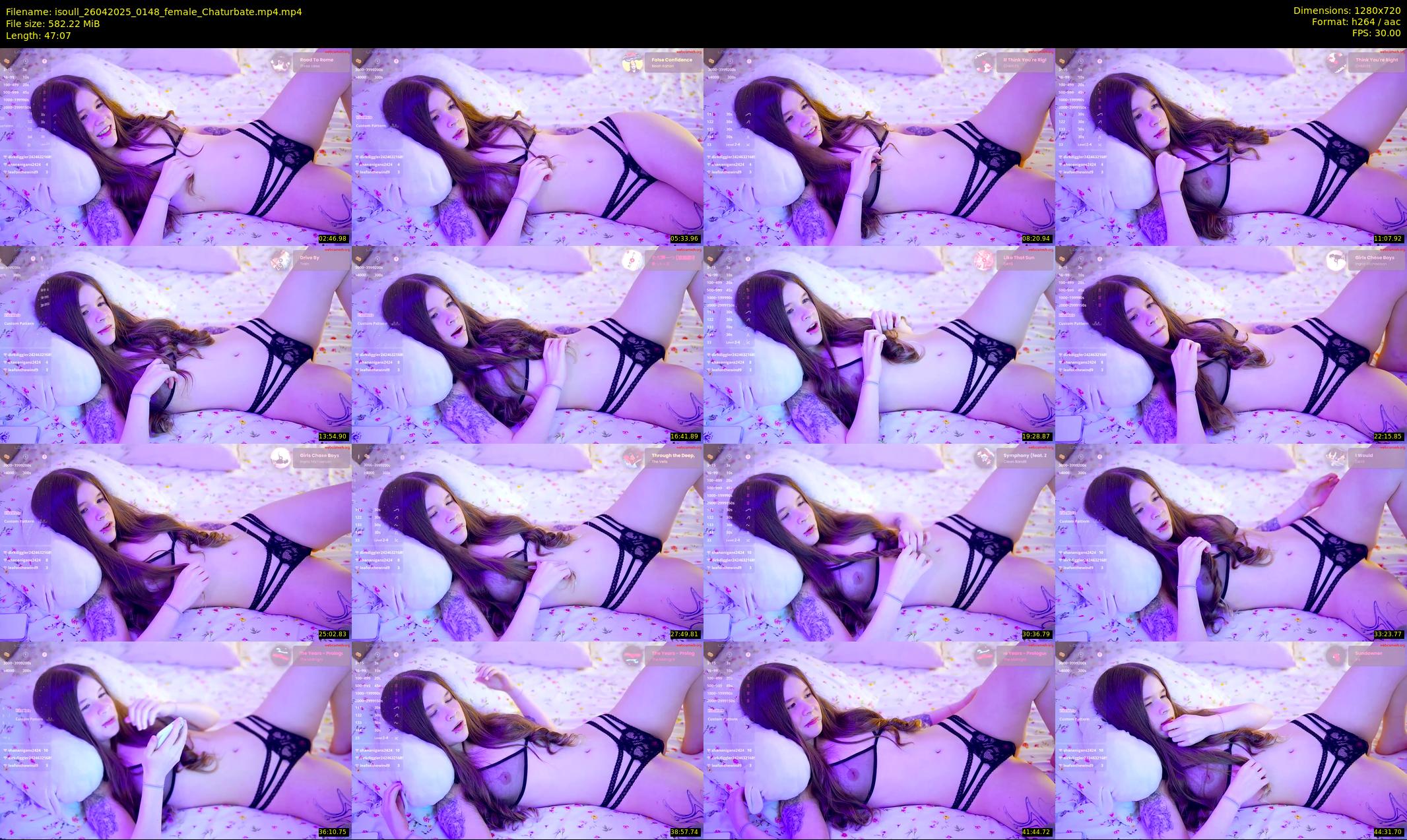 isoull — 48 minute Chaturbate female cam show recording, 720p, Apr 26, 2025