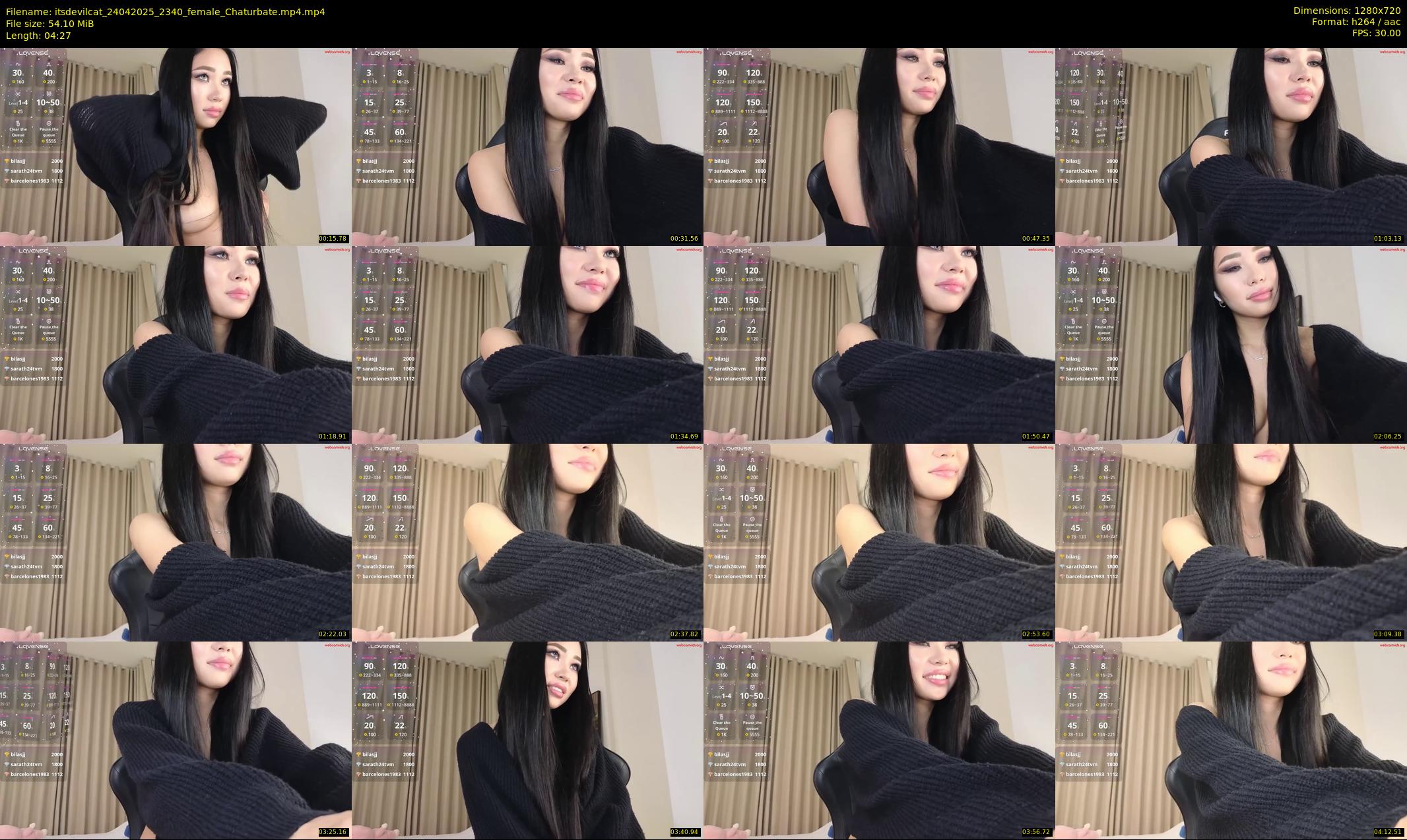 itsdevilcat — 5 minute Chaturbate female cam show recording, 720p, Apr 24, 2025