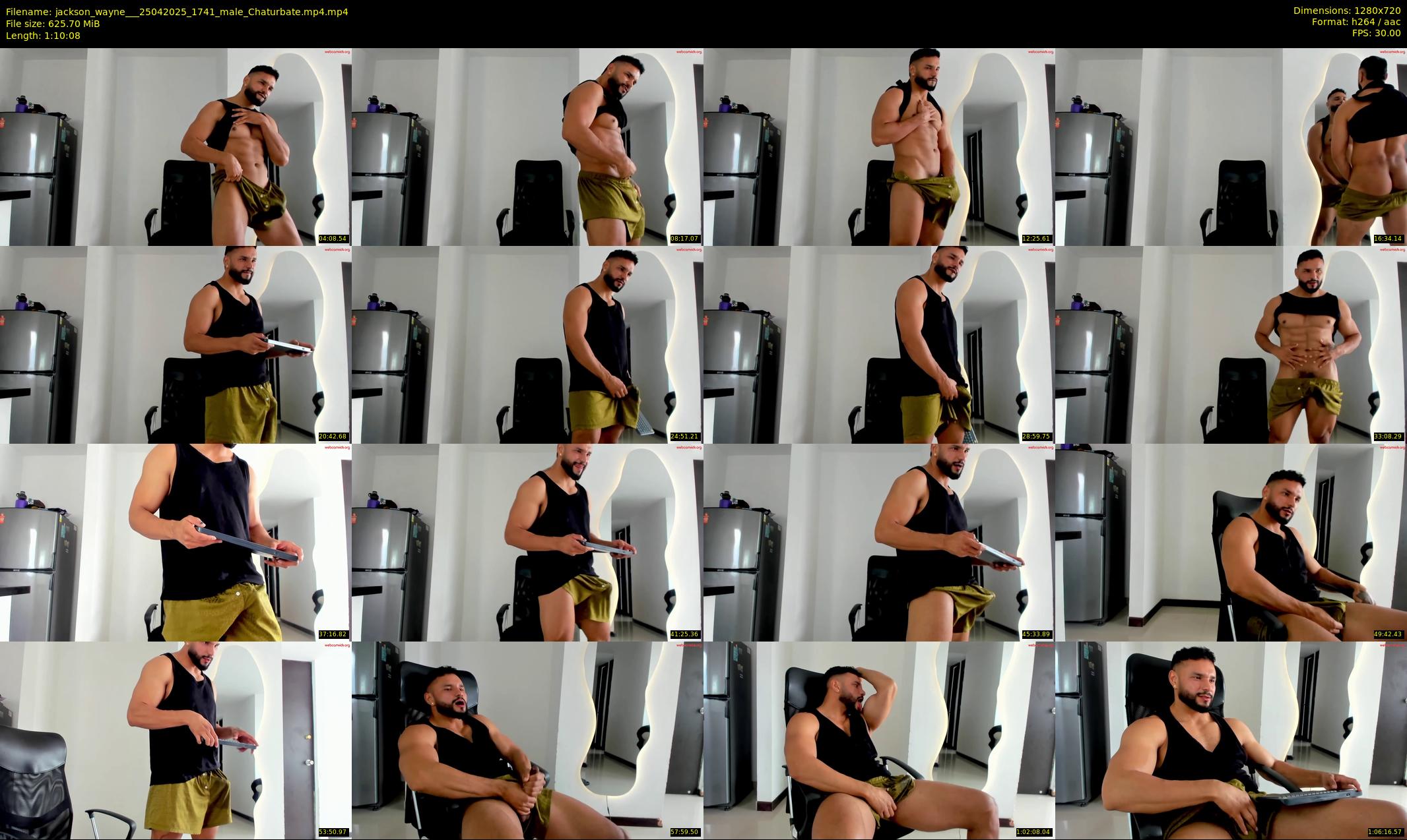 jackson_wayne__ — 71 minute Chaturbate male cam show recording, 720p, Apr 25, 2025