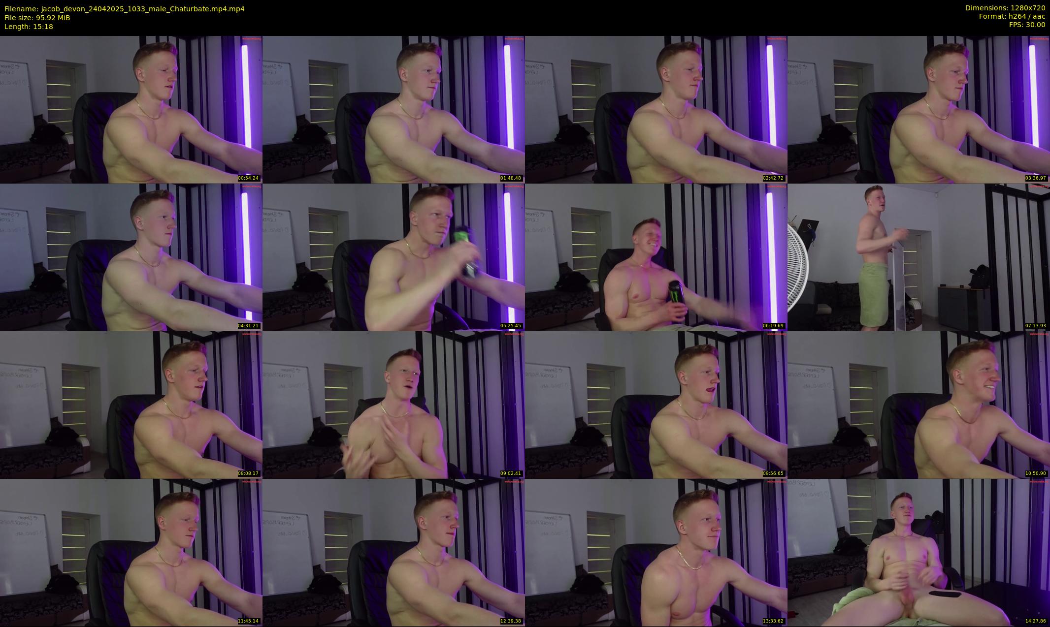 jacob_devon — 16 minute Chaturbate male cam show recording, 720p, Apr 24, 2025