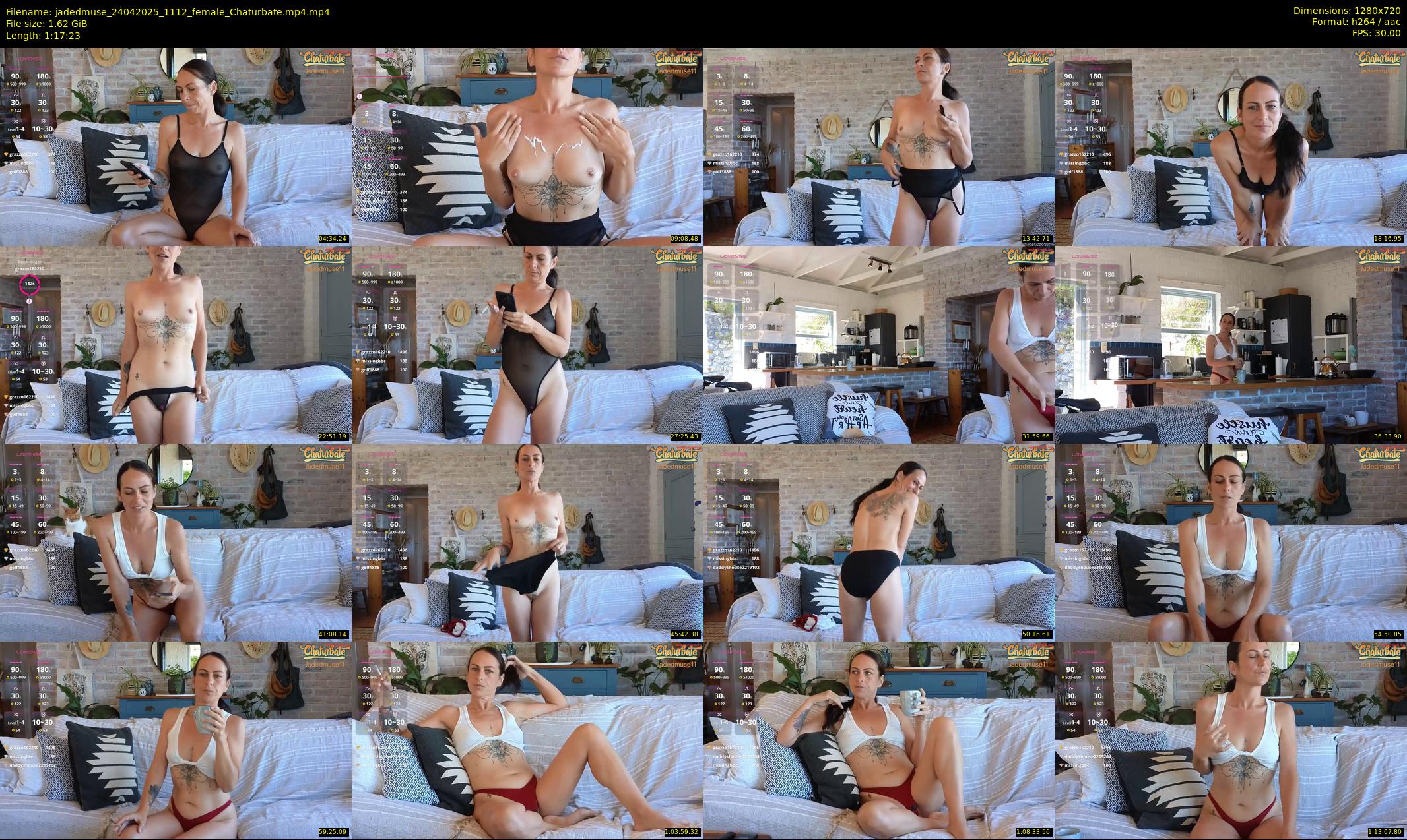 jadedmuse — 78 minute Chaturbate female cam show recording, 720p, Apr 24, 2025