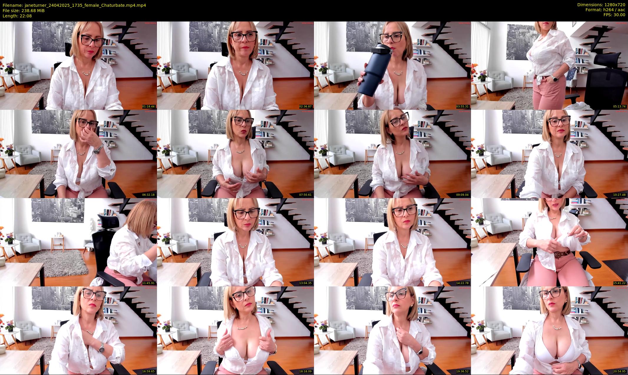 janeturner — 23 minute Chaturbate female cam show recording, 720p, Apr 24, 2025