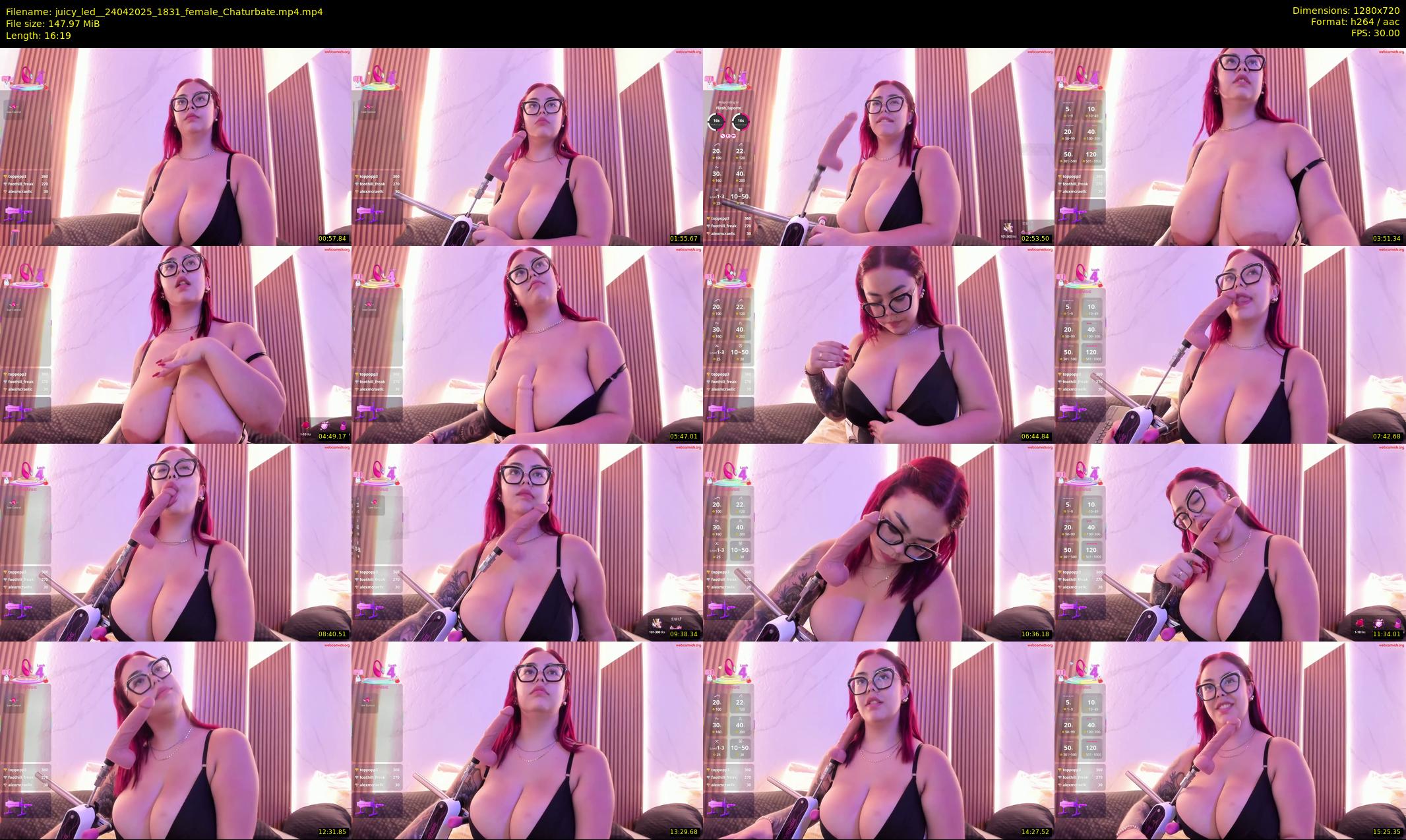 juicy_led_ — 17 minute Chaturbate female cam show recording, 720p, Apr 24, 2025
