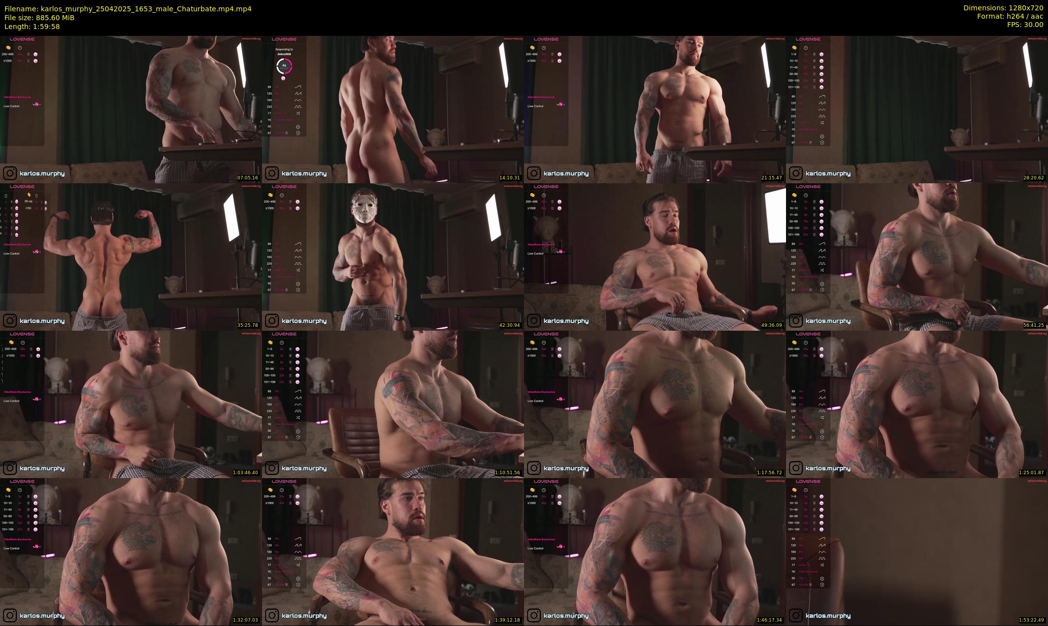 karlos_murphy — 120 minute Chaturbate male cam show recording, 720p, Apr 25, 2025