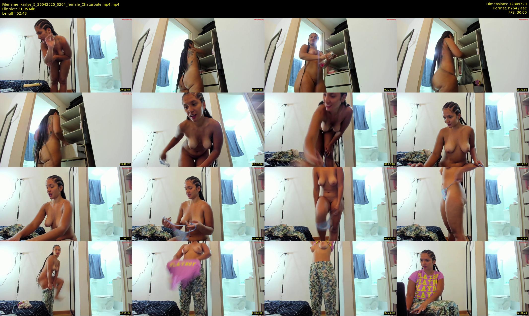 karlye_5 — 3 minute Chaturbate female cam show recording, 720p, Apr 26, 2025