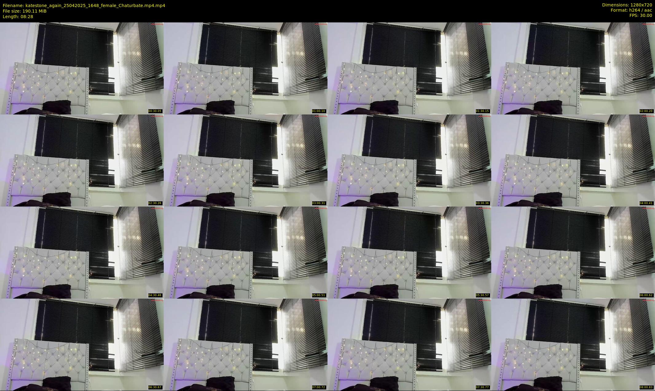 katestone_again — 9 minute Chaturbate female cam show recording, 720p, Apr 25, 2025