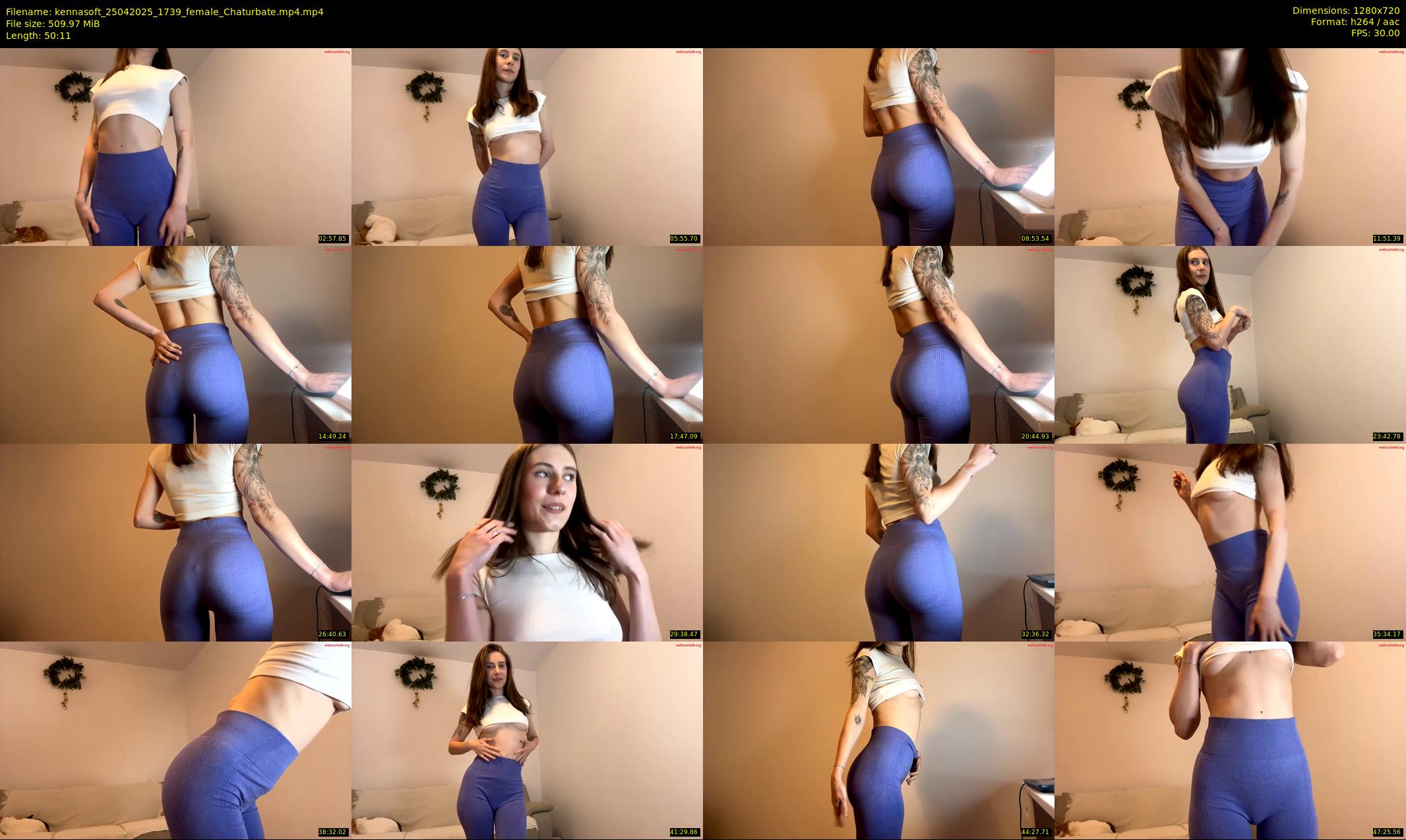 kennasoft — 51 minute Chaturbate female cam show recording, 720p, Apr 25, 2025
