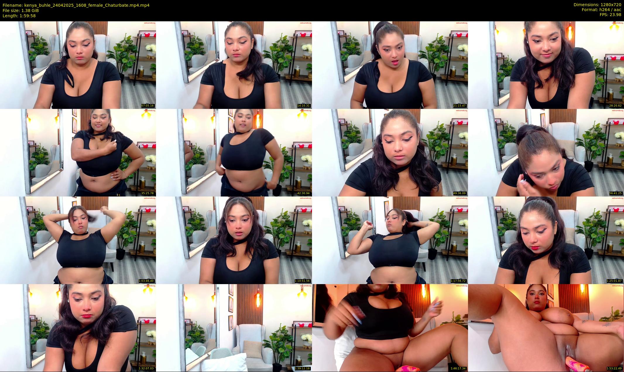 kenya_buhle — 120 minute Chaturbate female cam show recording, 720p, Apr 24, 2025