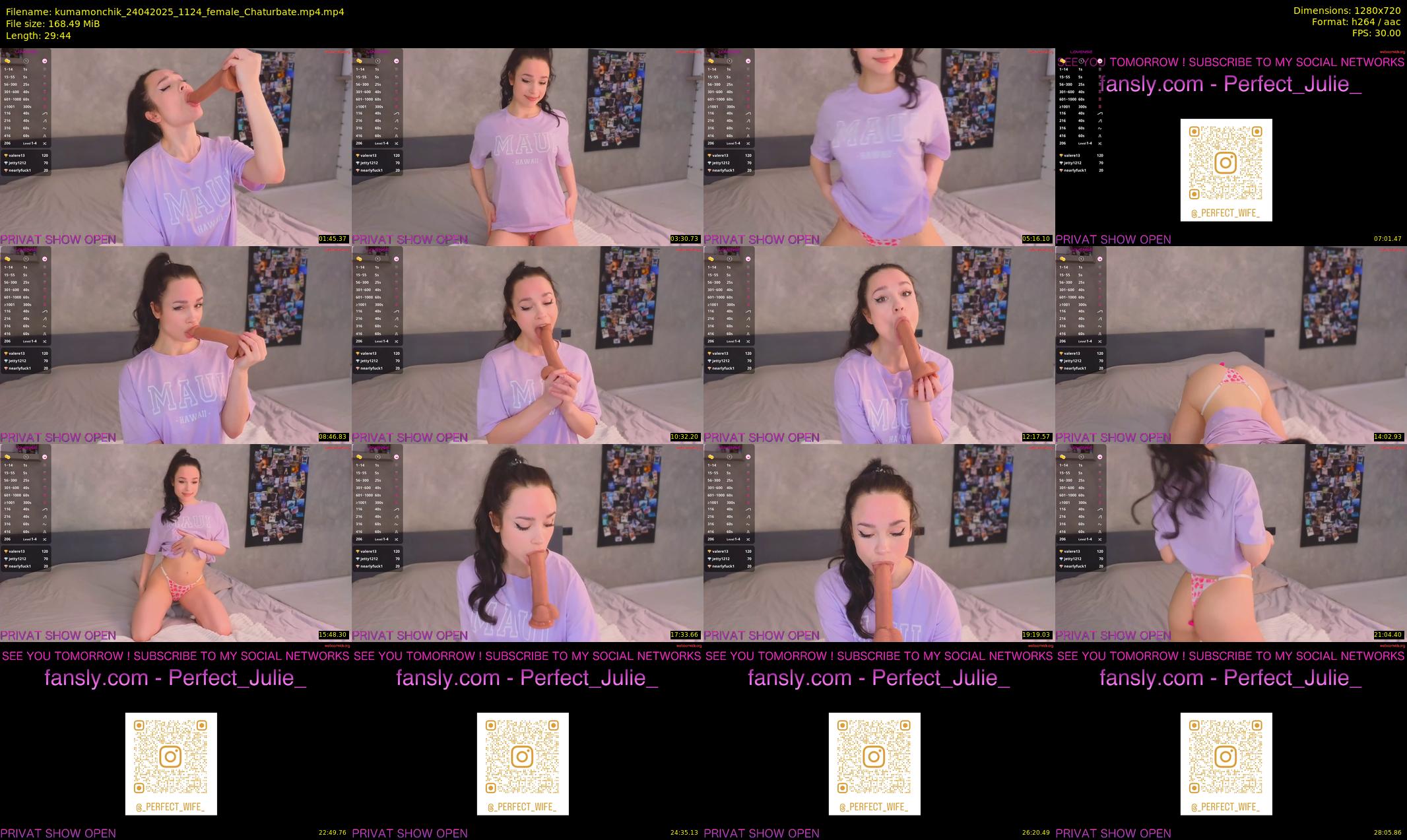 kumamonchik — 30 minute Chaturbate couple cam show recording, 720p, Apr 24, 2025