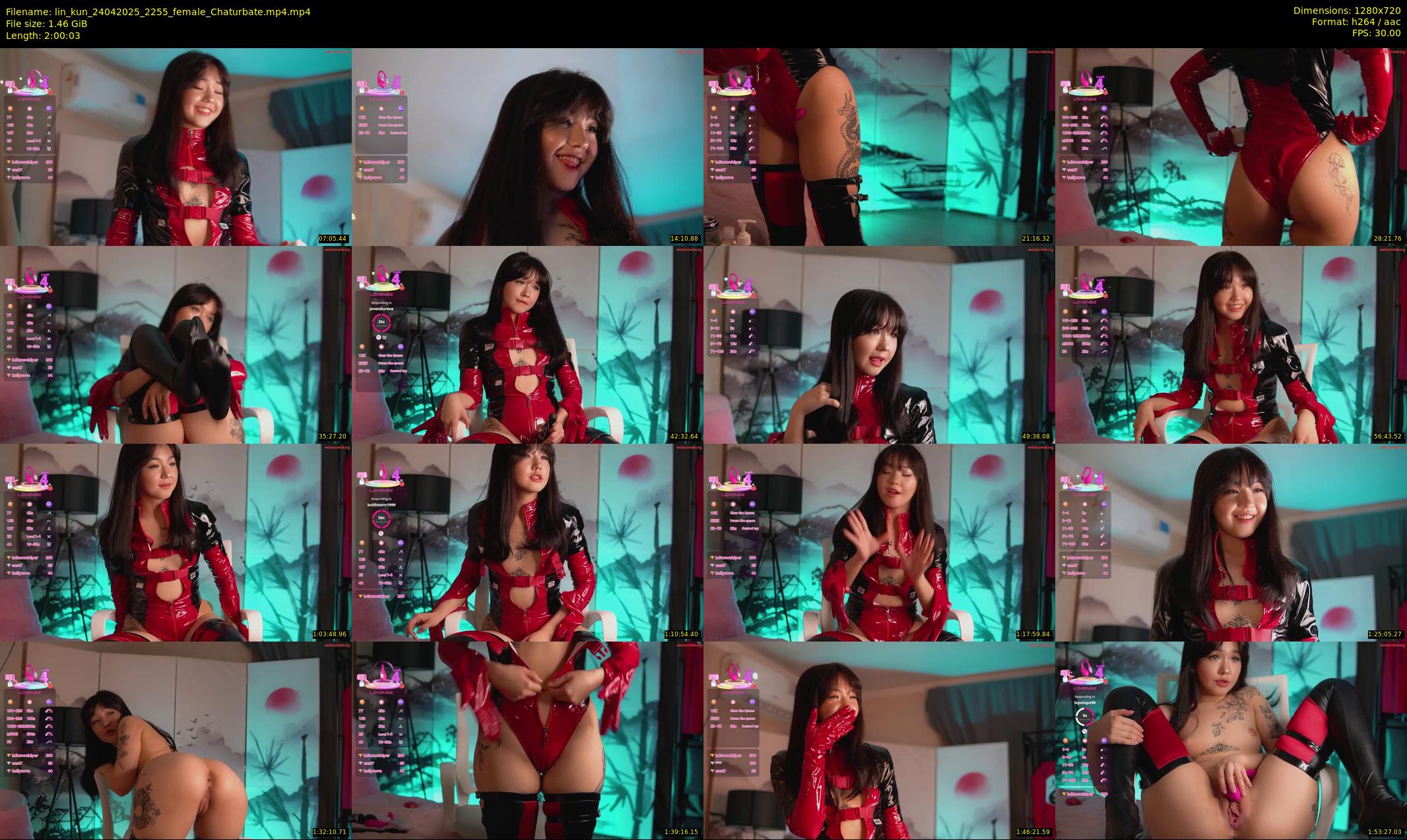 lin_kun — 121 minute Chaturbate female cam show recording, 720p, Apr 24, 2025