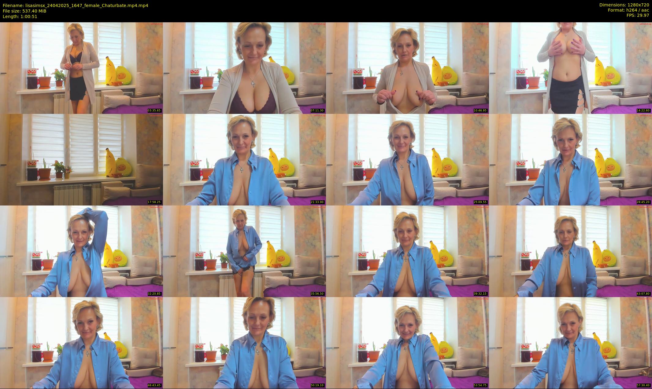lisasimsx — 61 minute Chaturbate female cam show recording, 720p, Apr 24, 2025