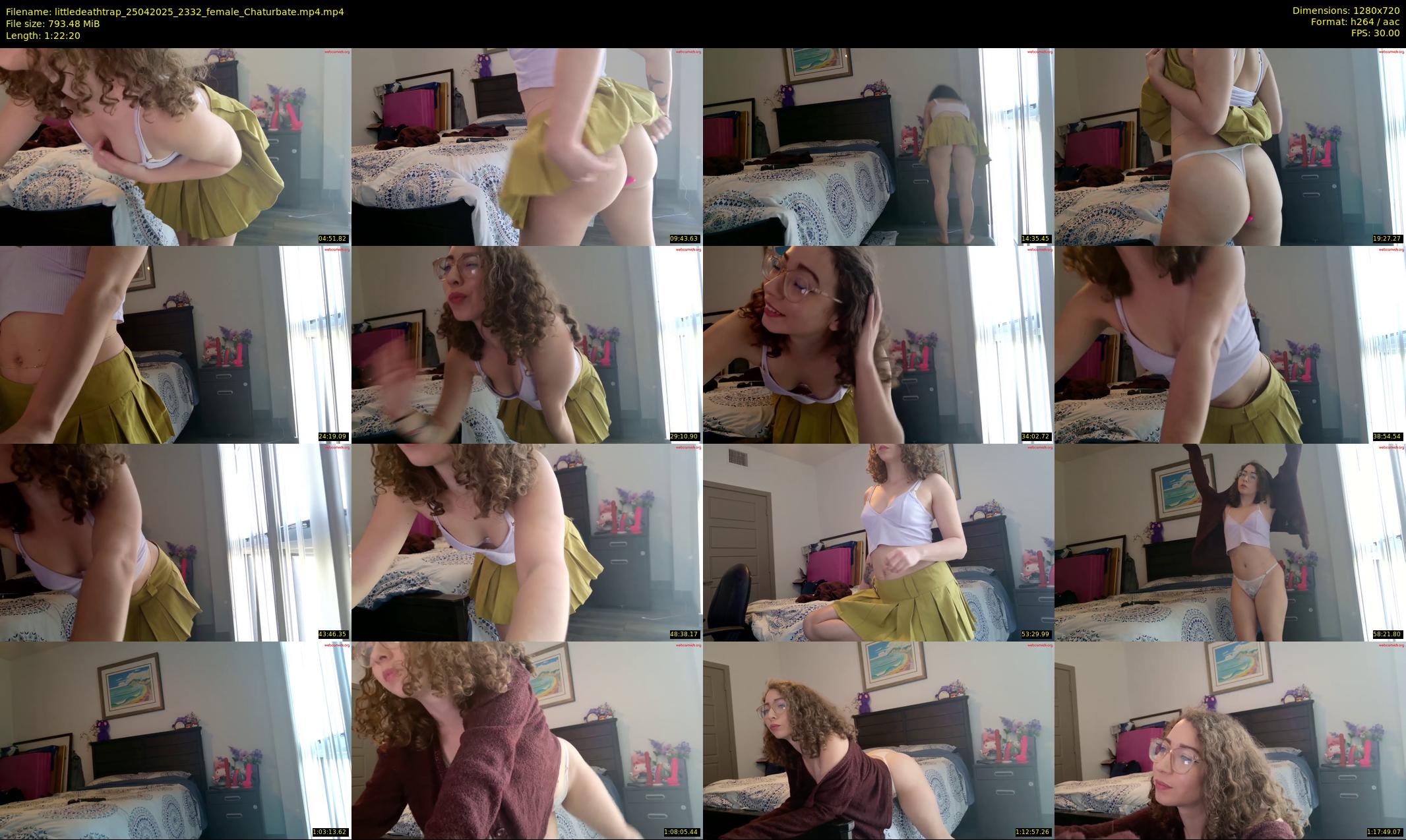 littledeathtrap — 83 minute Chaturbate female cam show recording, 720p, Apr 25, 2025