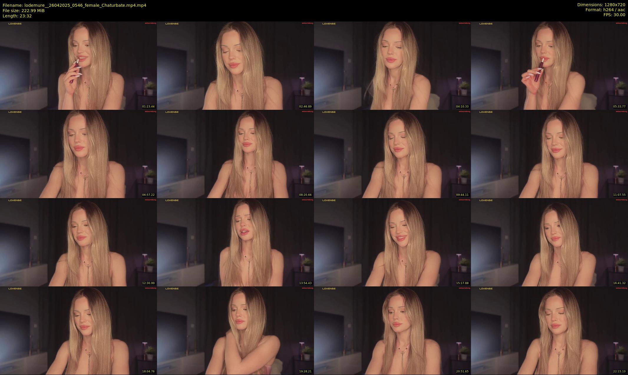 lodemure_ — 24 minute Chaturbate female cam show recording, 720p, Apr 26, 2025