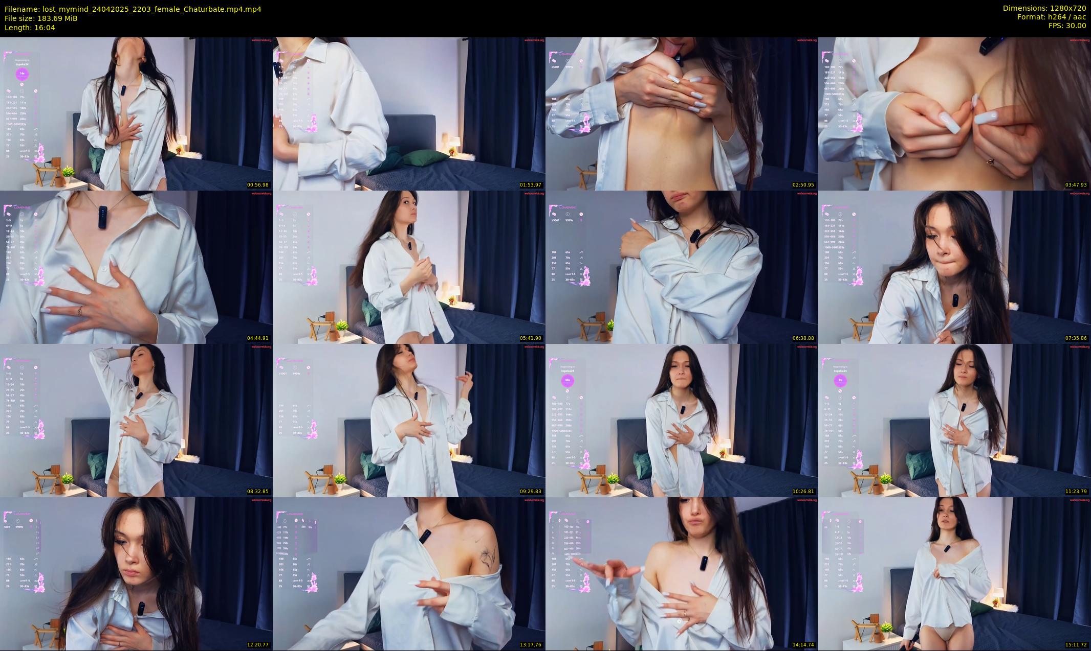 lost_mymind — 17 minute Chaturbate female cam show recording, 720p, Apr 24, 2025