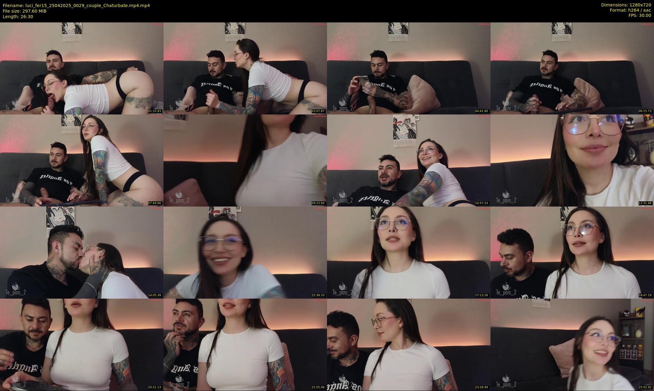 luci_fer15 — 27 minute Chaturbate couple cam show recording, 720p, Apr 25, 2025
