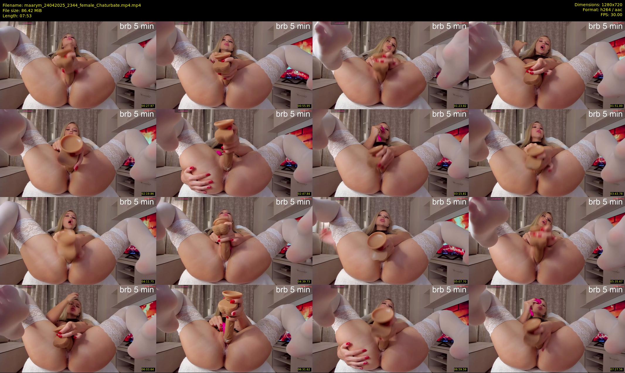 maarym — 8 minute Chaturbate couple cam show recording, 720p, Apr 24, 2025