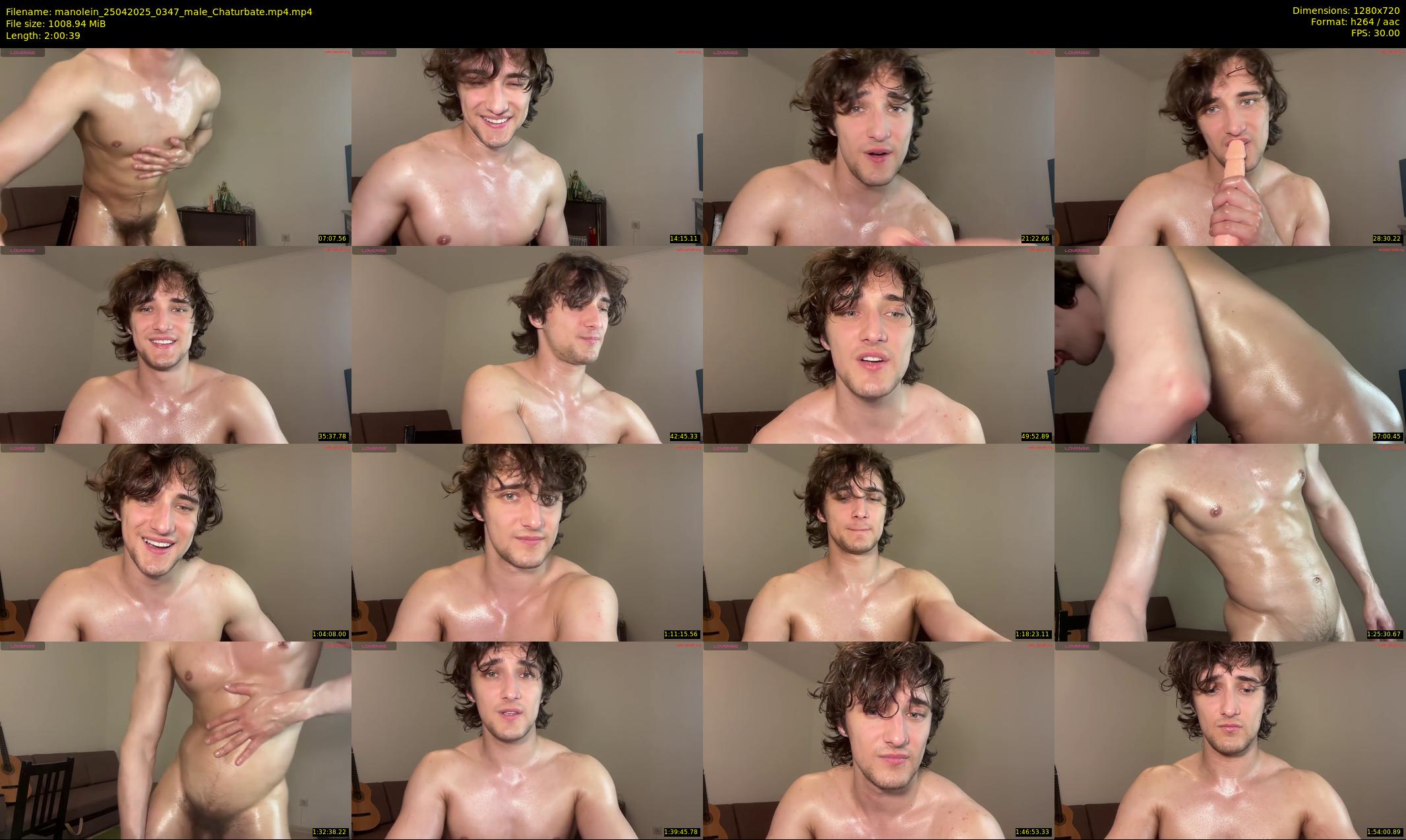 manolein — 121 minute Chaturbate male cam show recording, 720p, Apr 25, 2025