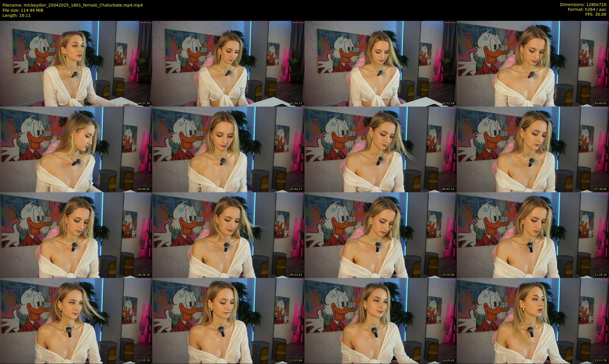 mickeydior — 17 minute Chaturbate female cam show recording, 720p, Apr 25, 2025