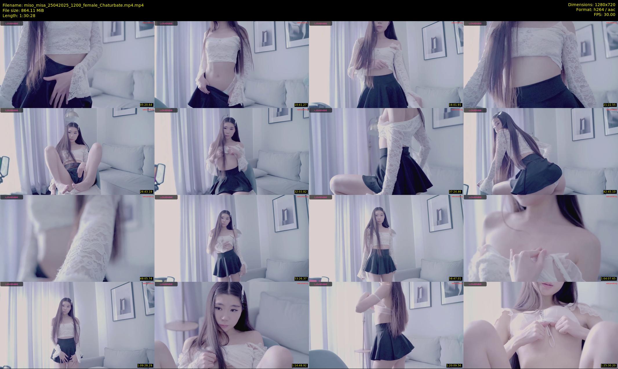 miso_misa — 91 minute Chaturbate female cam show recording, 720p, Apr 25, 2025
