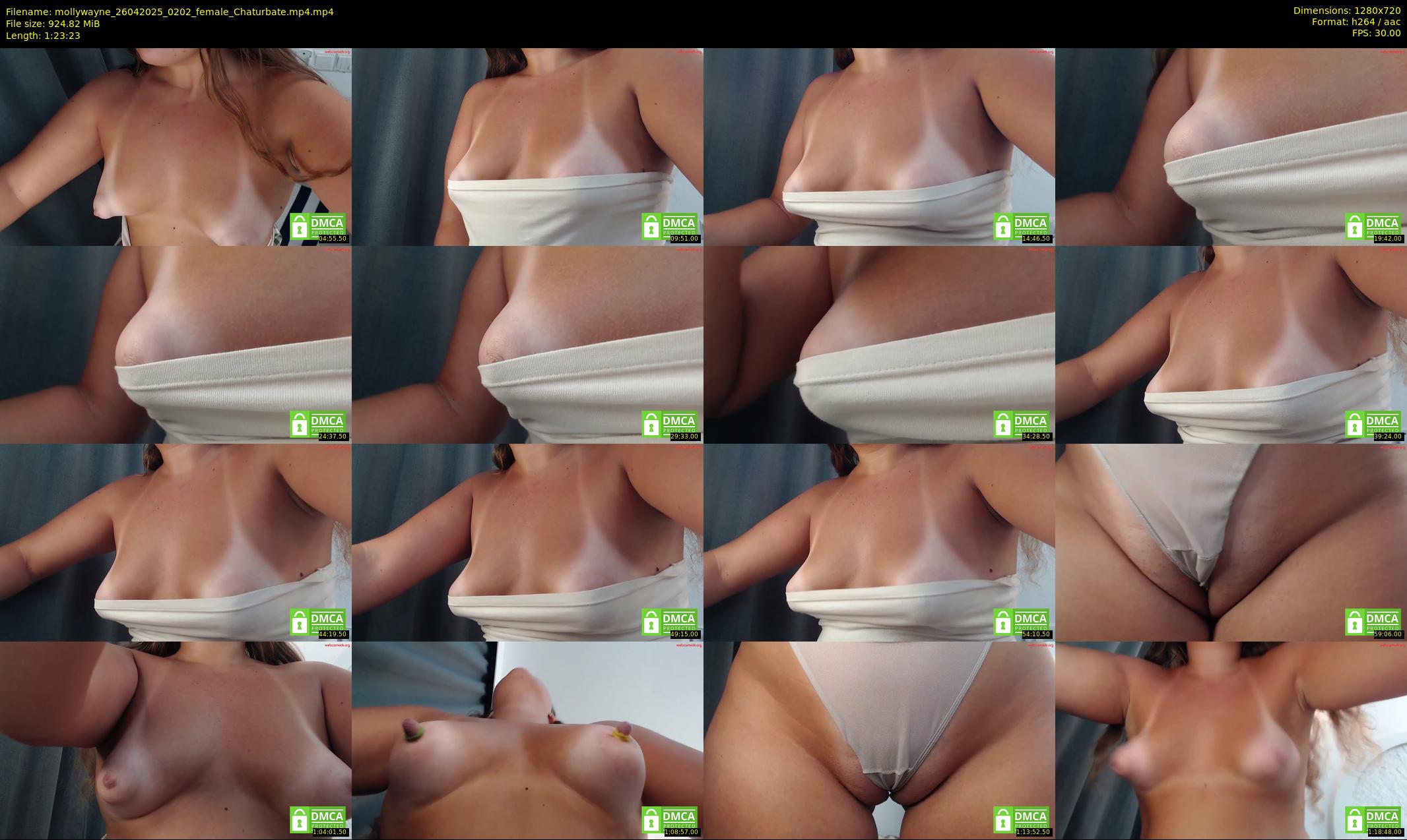mollywayne — 84 minute Chaturbate female cam show recording, 720p, Apr 26, 2025