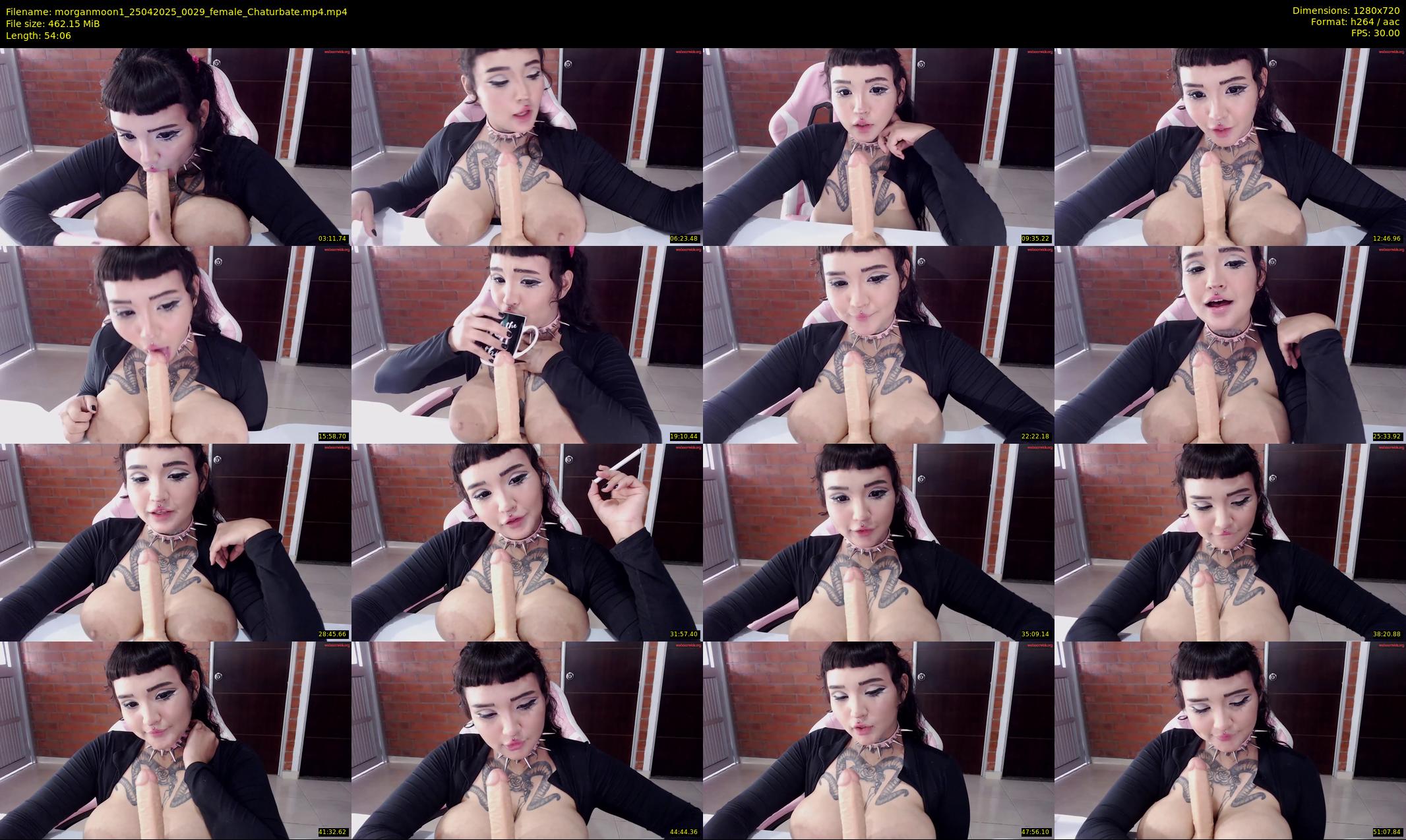 morganmoon1 — 55 minute Chaturbate female cam show recording, 720p, Apr 25, 2025