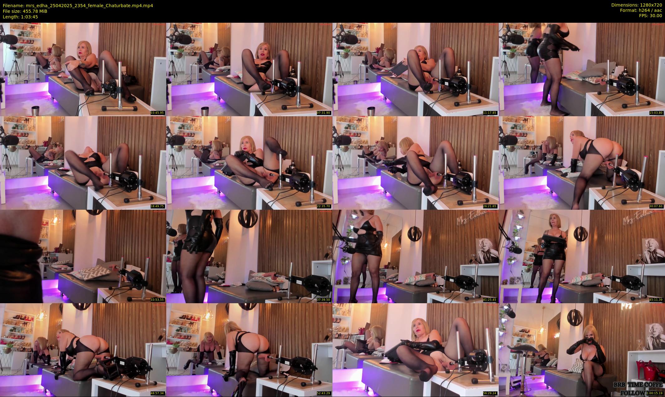 mrs_edha — 64 minute Chaturbate female cam show recording, 720p, Apr 25, 2025