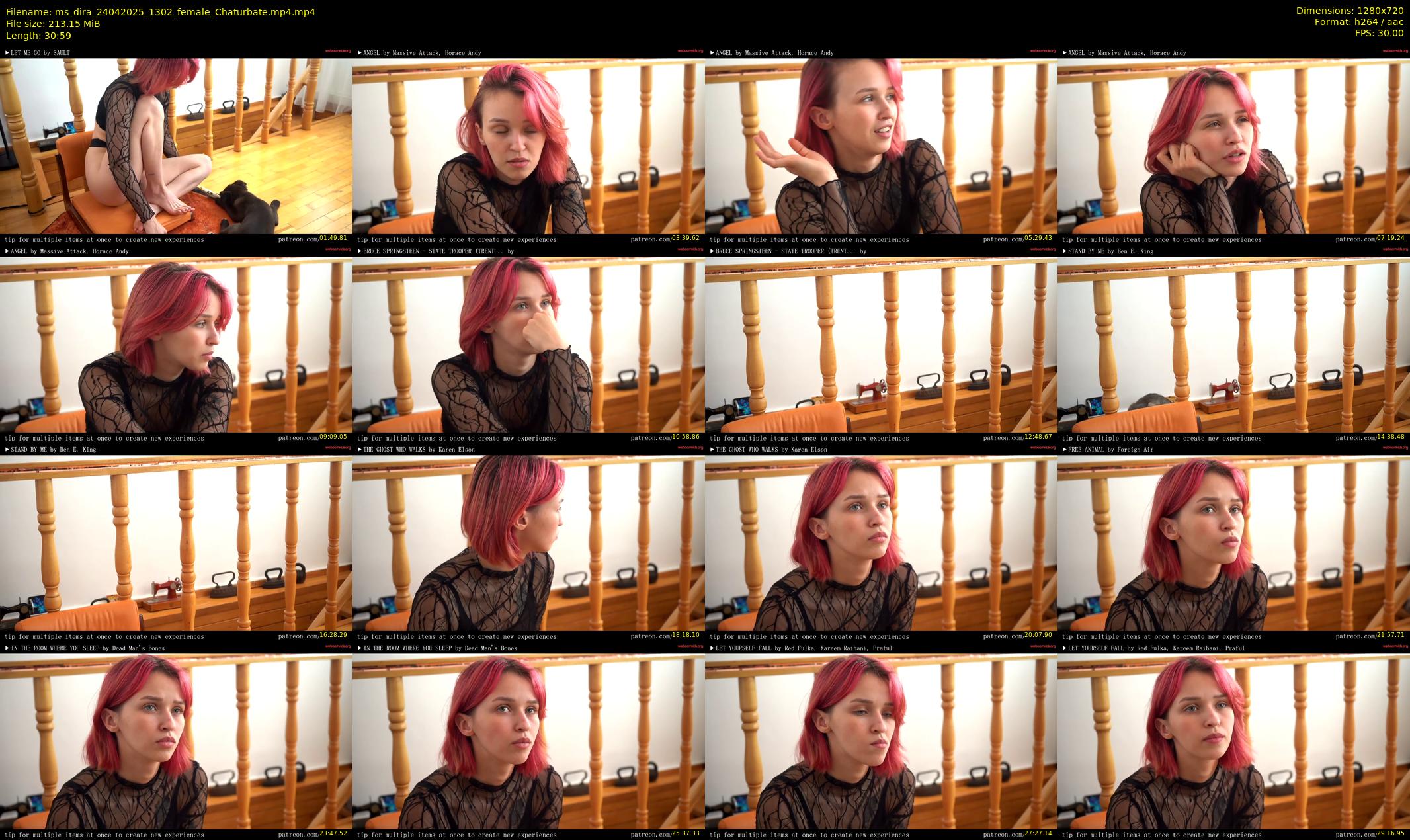ms_dira — 31 minute Chaturbate female cam show recording, 720p, Apr 24, 2025