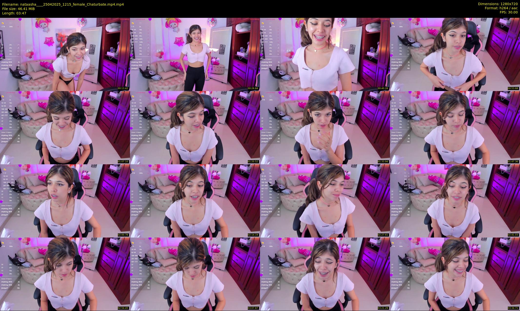 nataasha___ — 4 minute Chaturbate female cam show recording, 720p, Apr 25, 2025