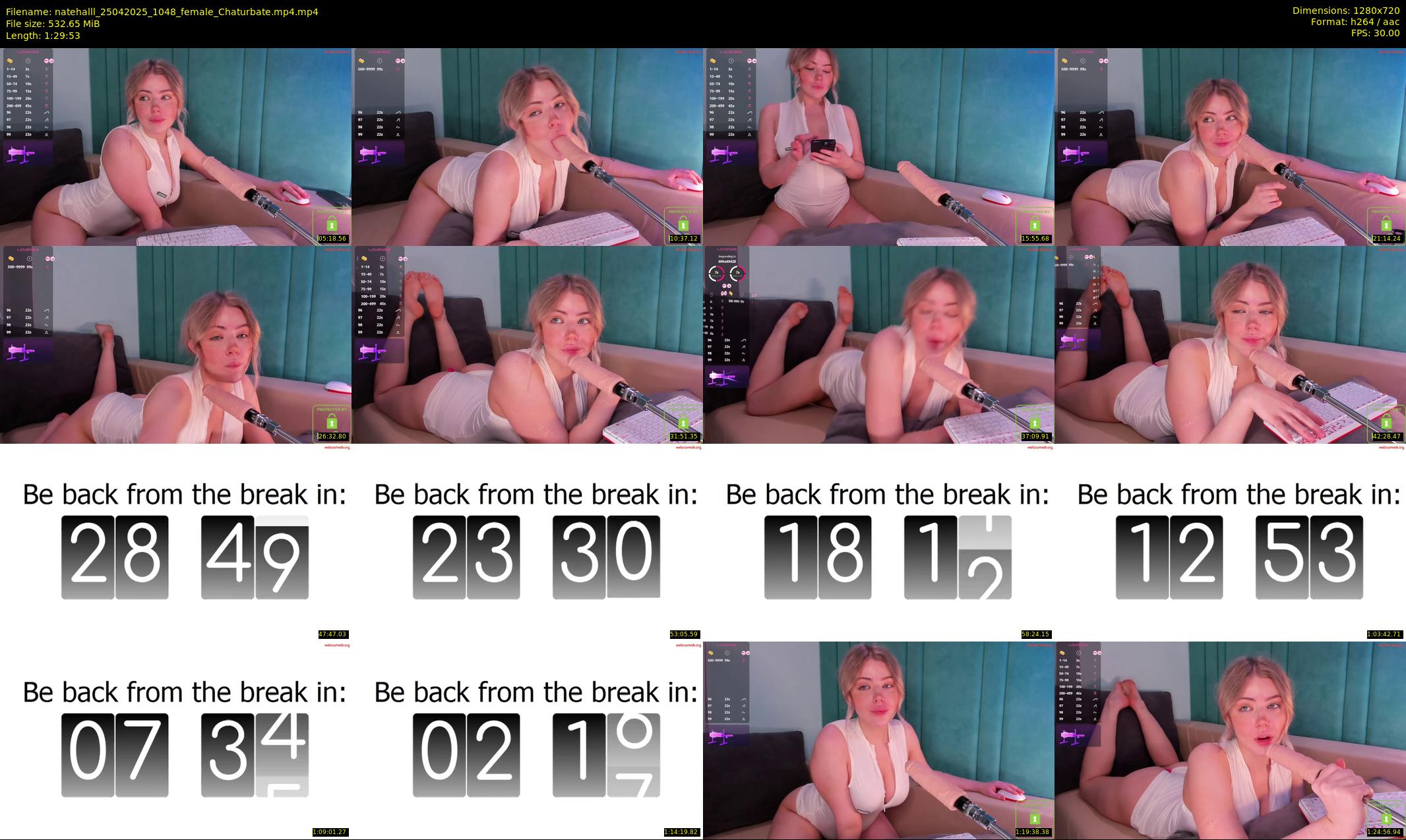 natehalll — 90 minute Chaturbate female cam show recording, 720p, Apr 25, 2025