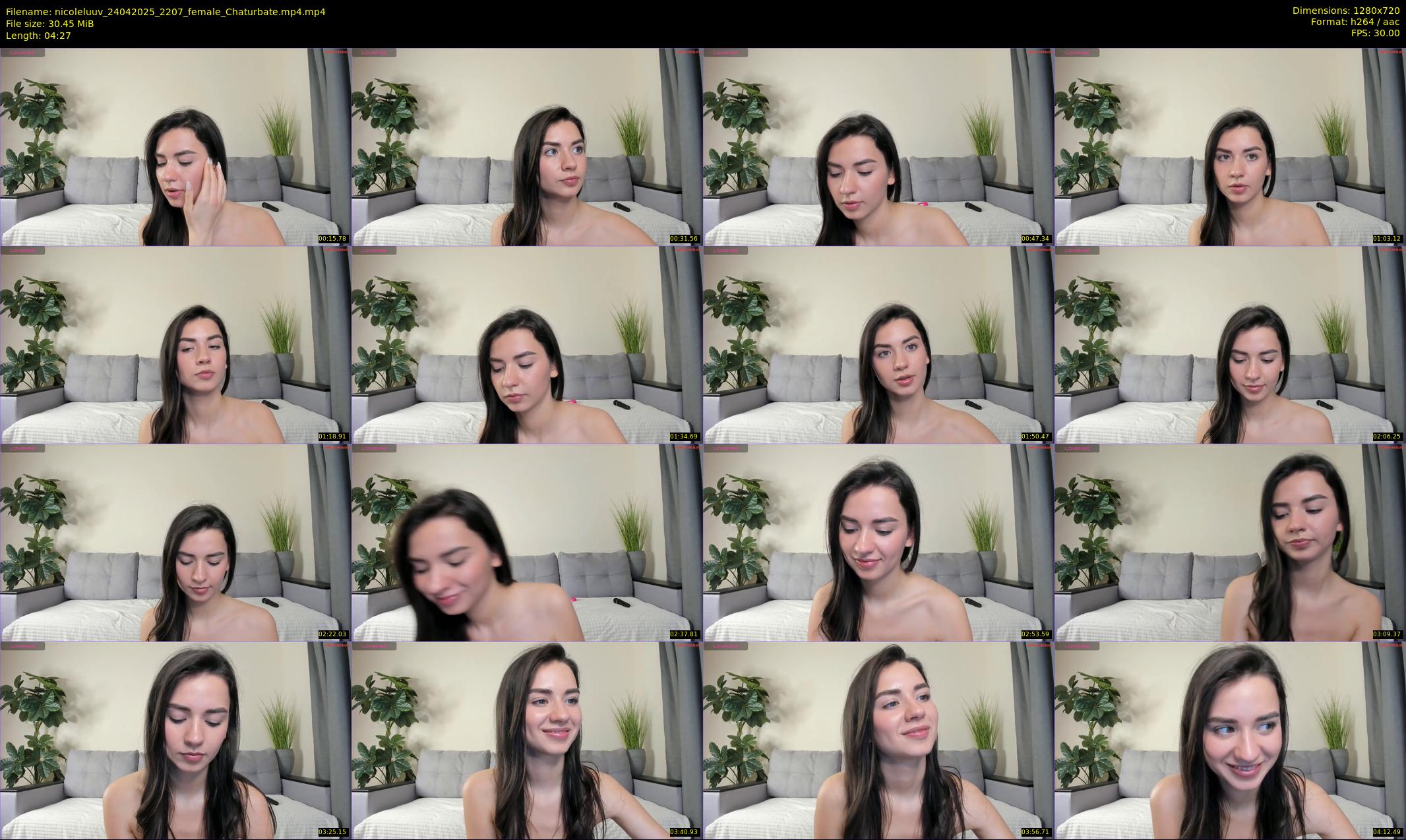 nicoleluuv — 5 minute Chaturbate female cam show recording, 720p, Apr 24, 2025