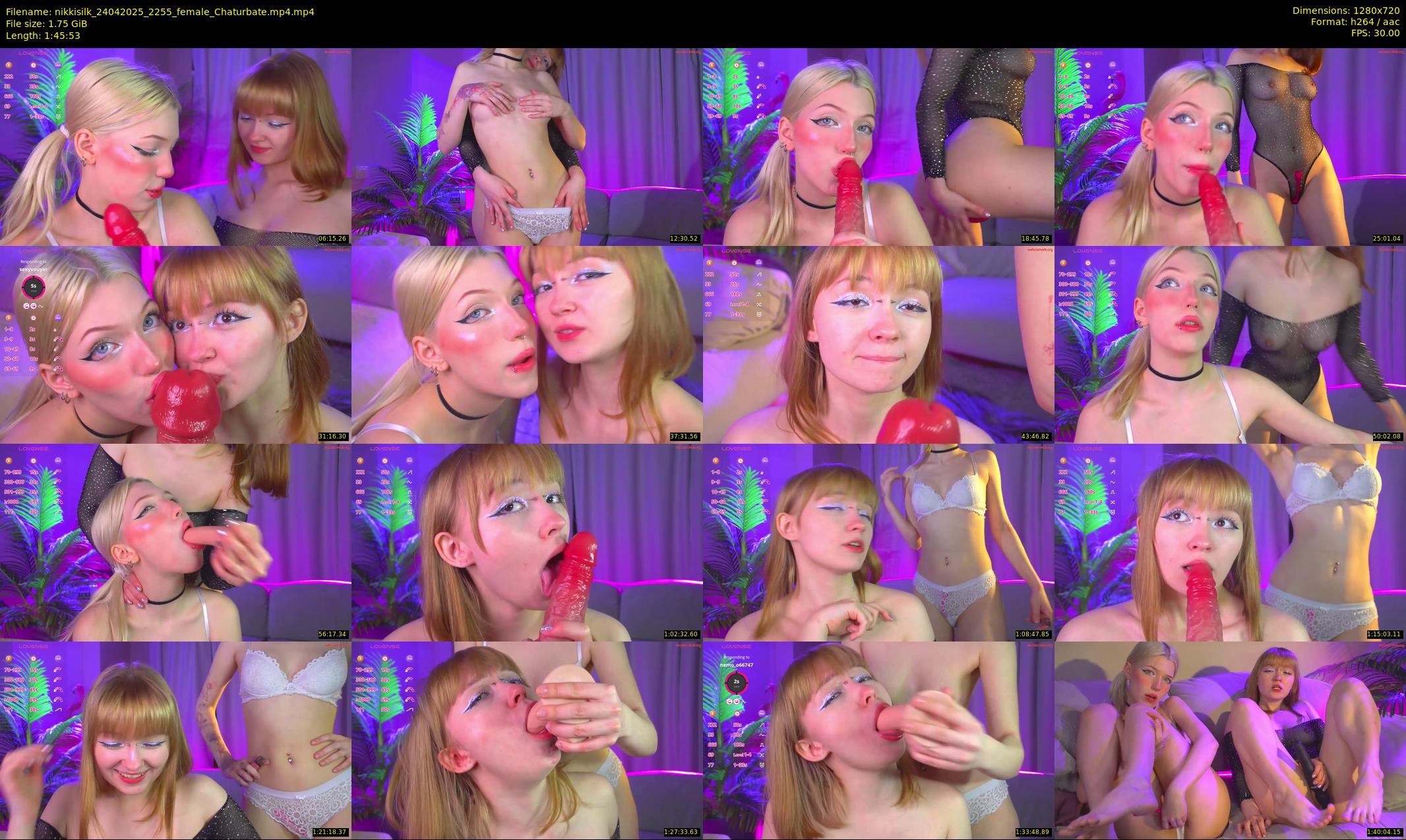 nikkisilk — 106 minute Chaturbate female cam show recording, 720p, Apr 24, 2025