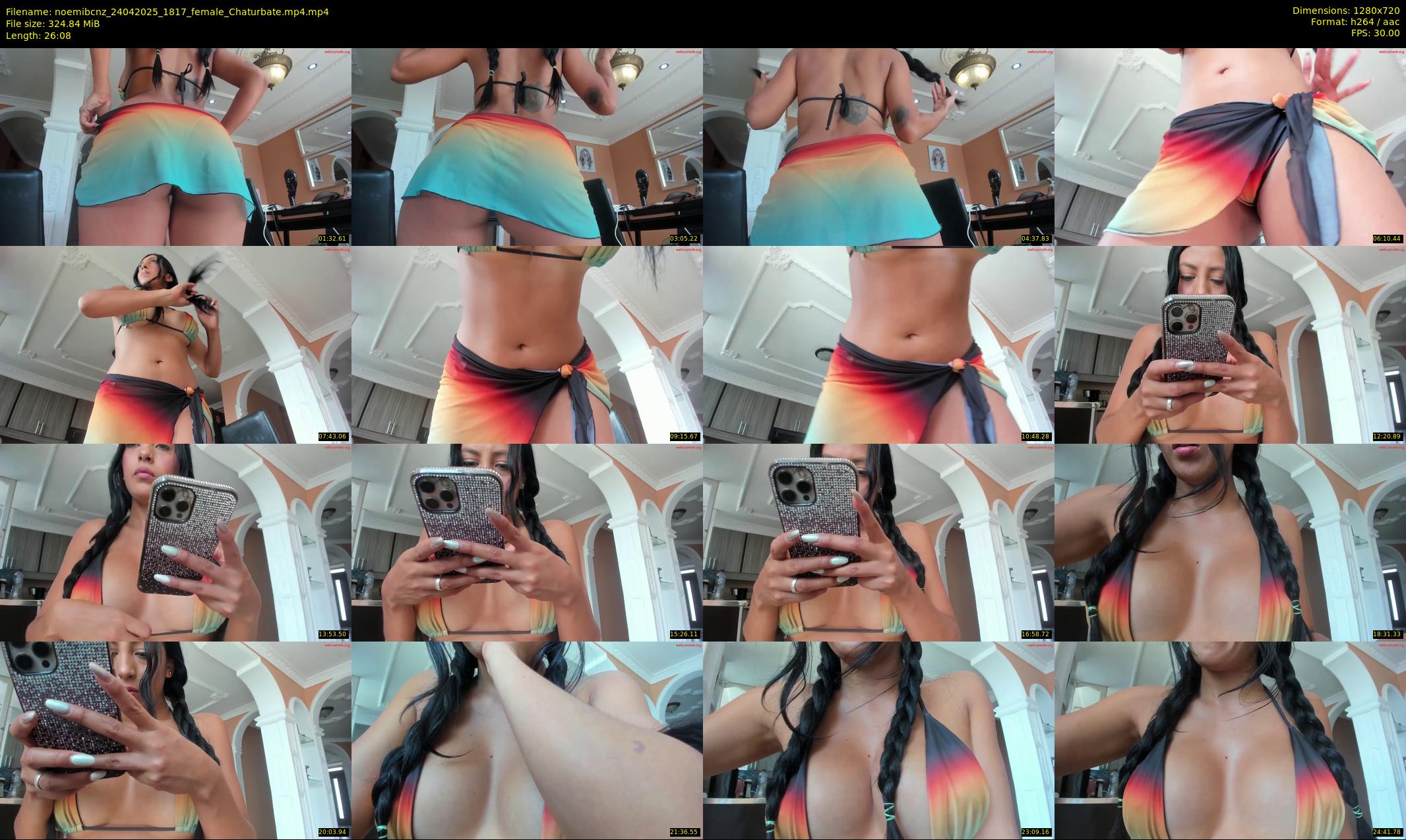 noemibcnz — 27 minute Chaturbate couple cam show recording, 720p, Apr 24, 2025