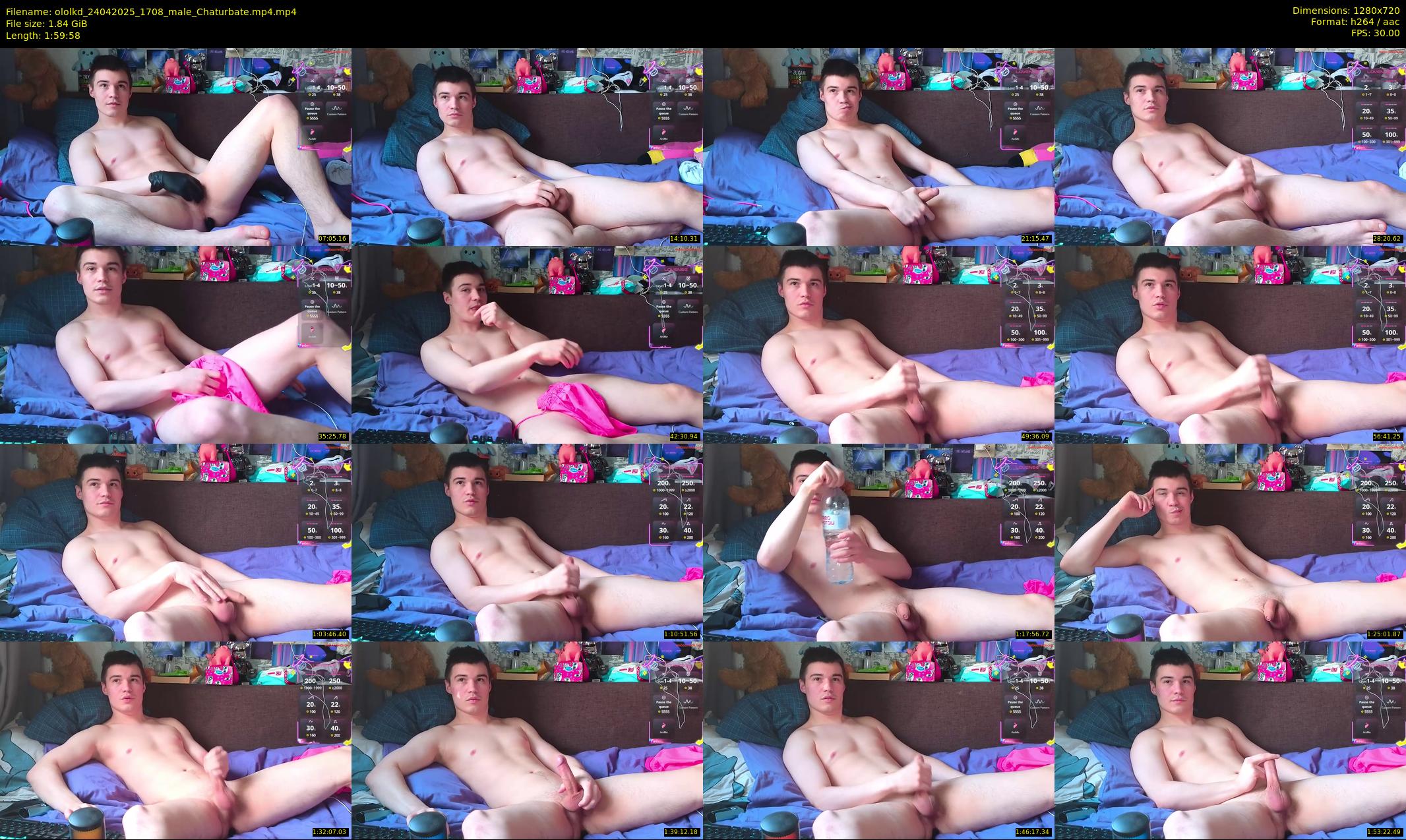ololkd — 120 minute Chaturbate male cam show recording, 720p, Apr 24, 2025